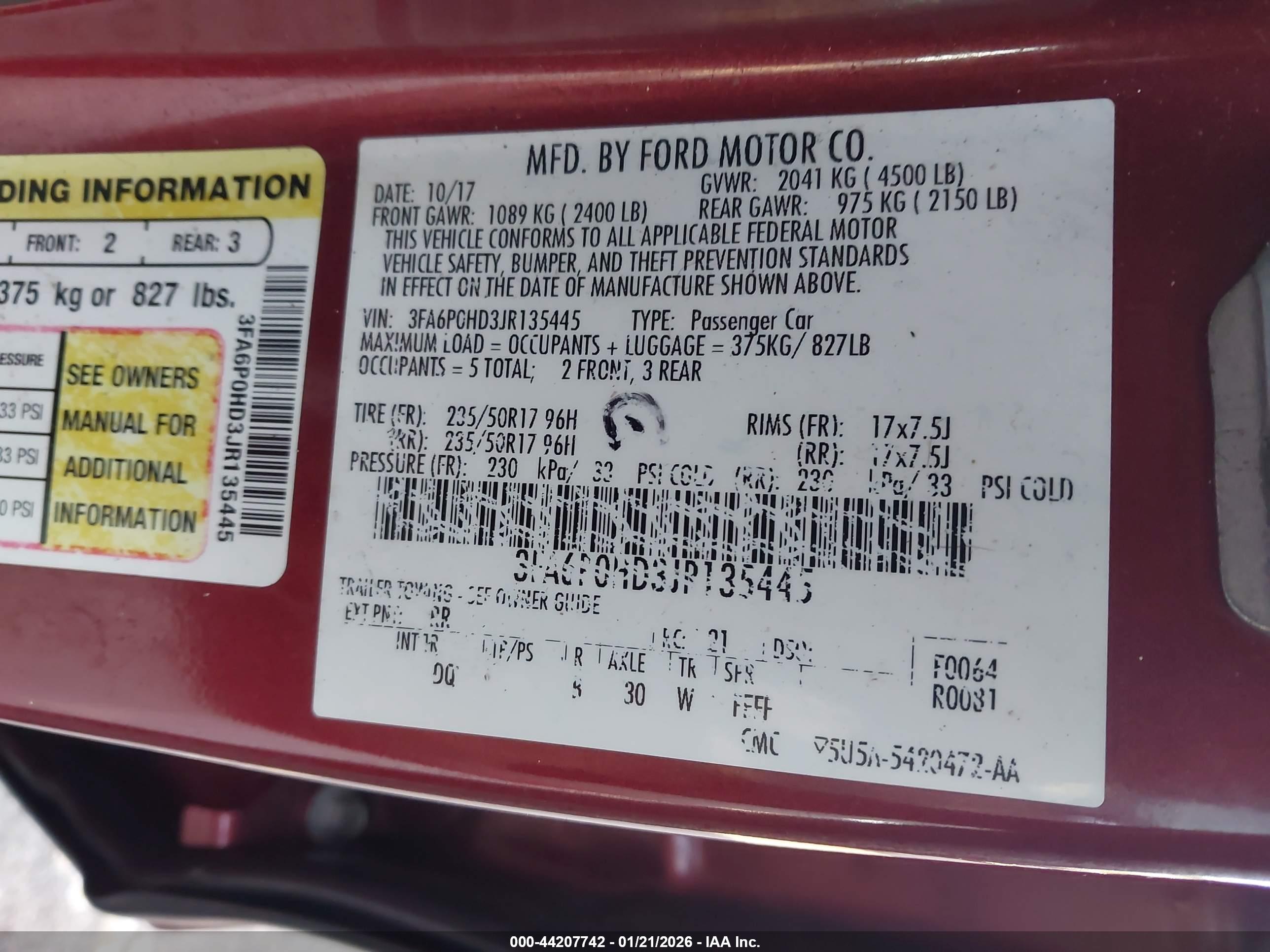 FORD FUSION image 9