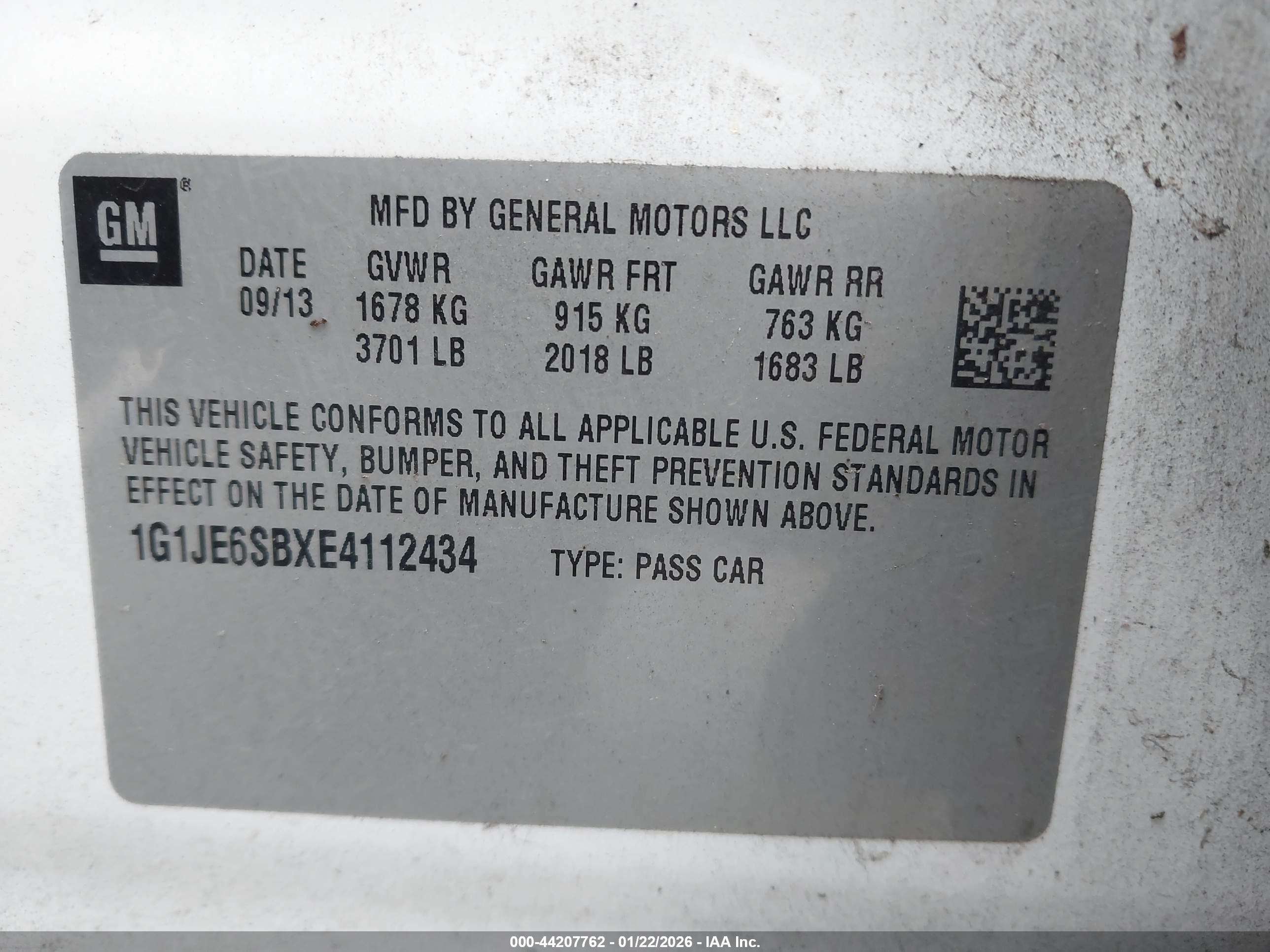 CHEVROLET SONIC image 9