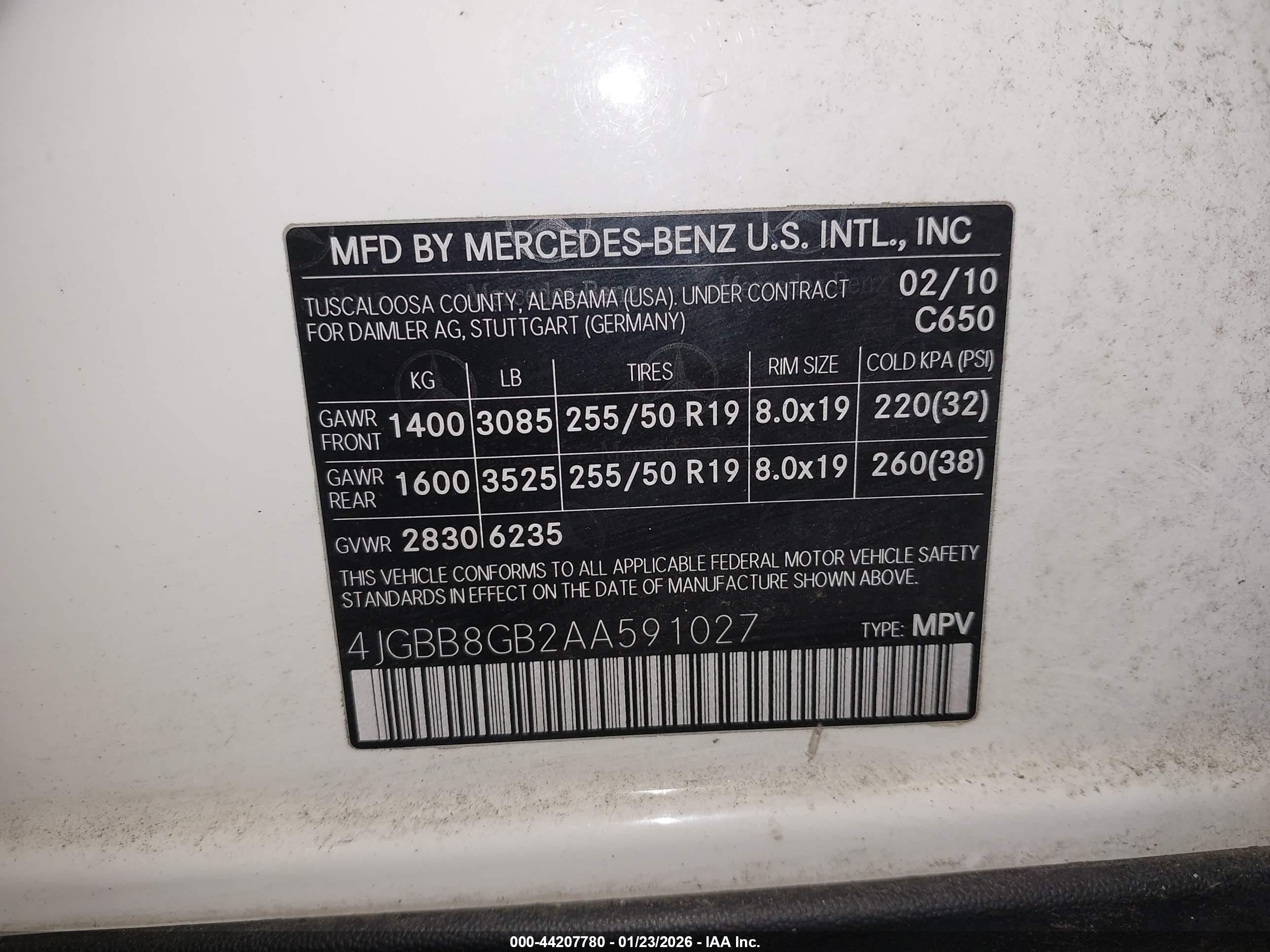 MERCEDES-BENZ ML image 9