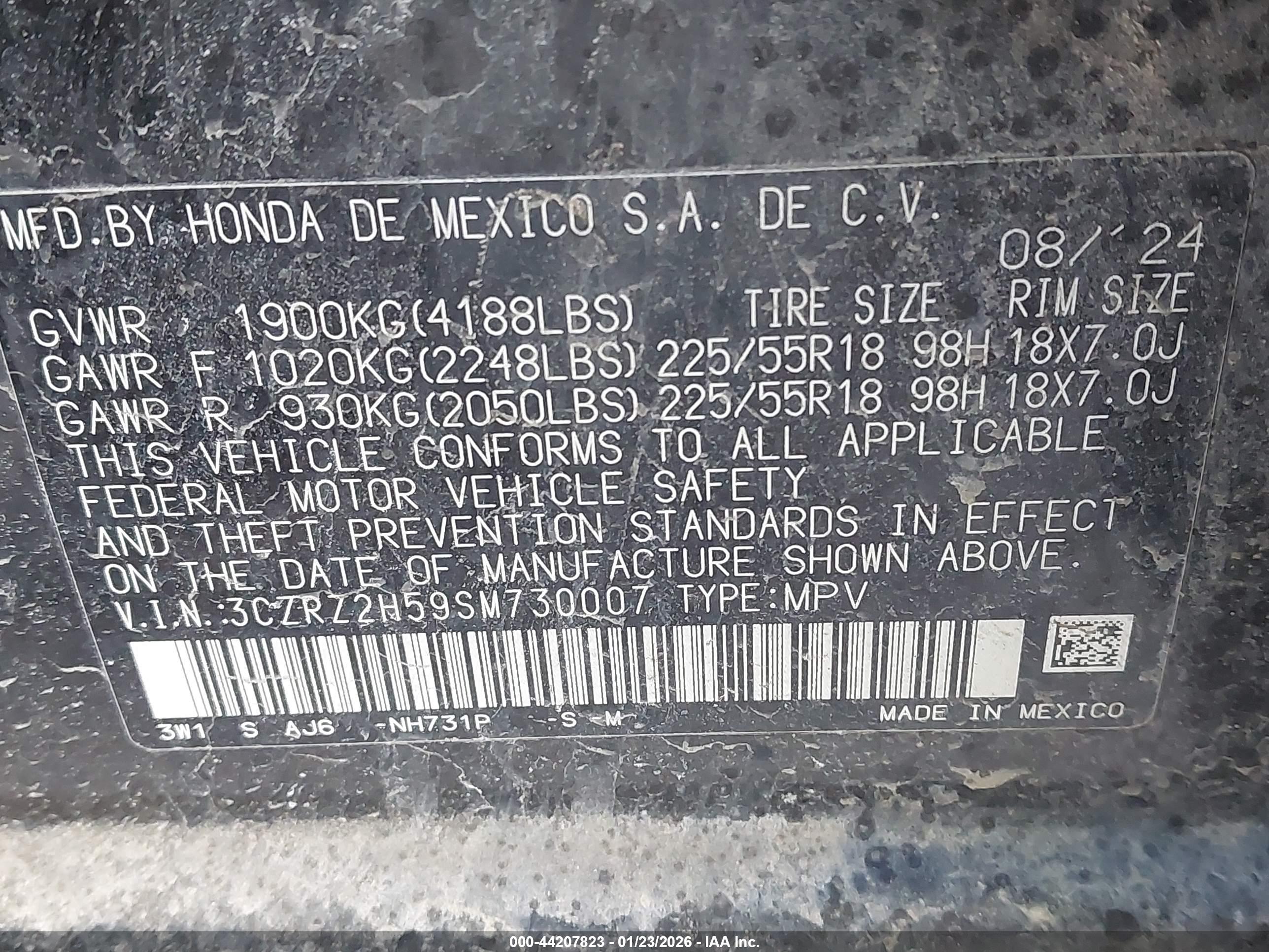 HONDA HR-V image 9