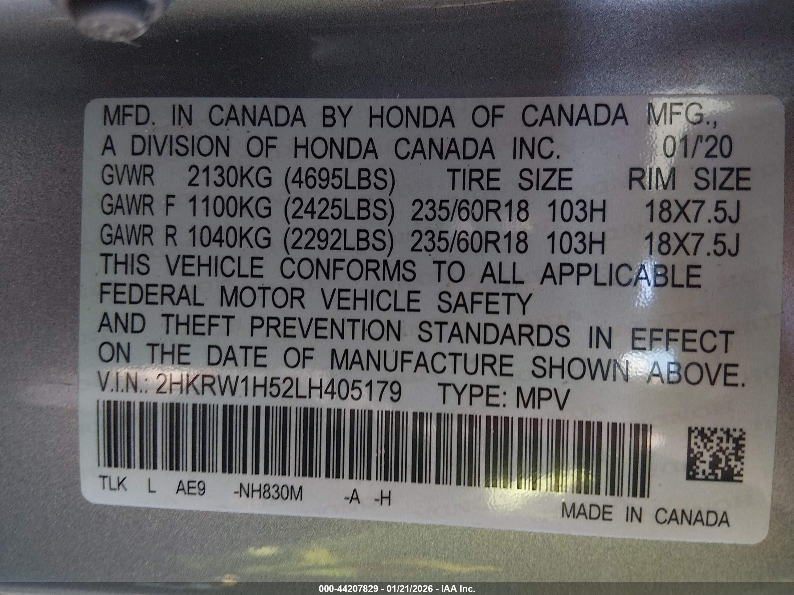 HONDA CR-V image 9
