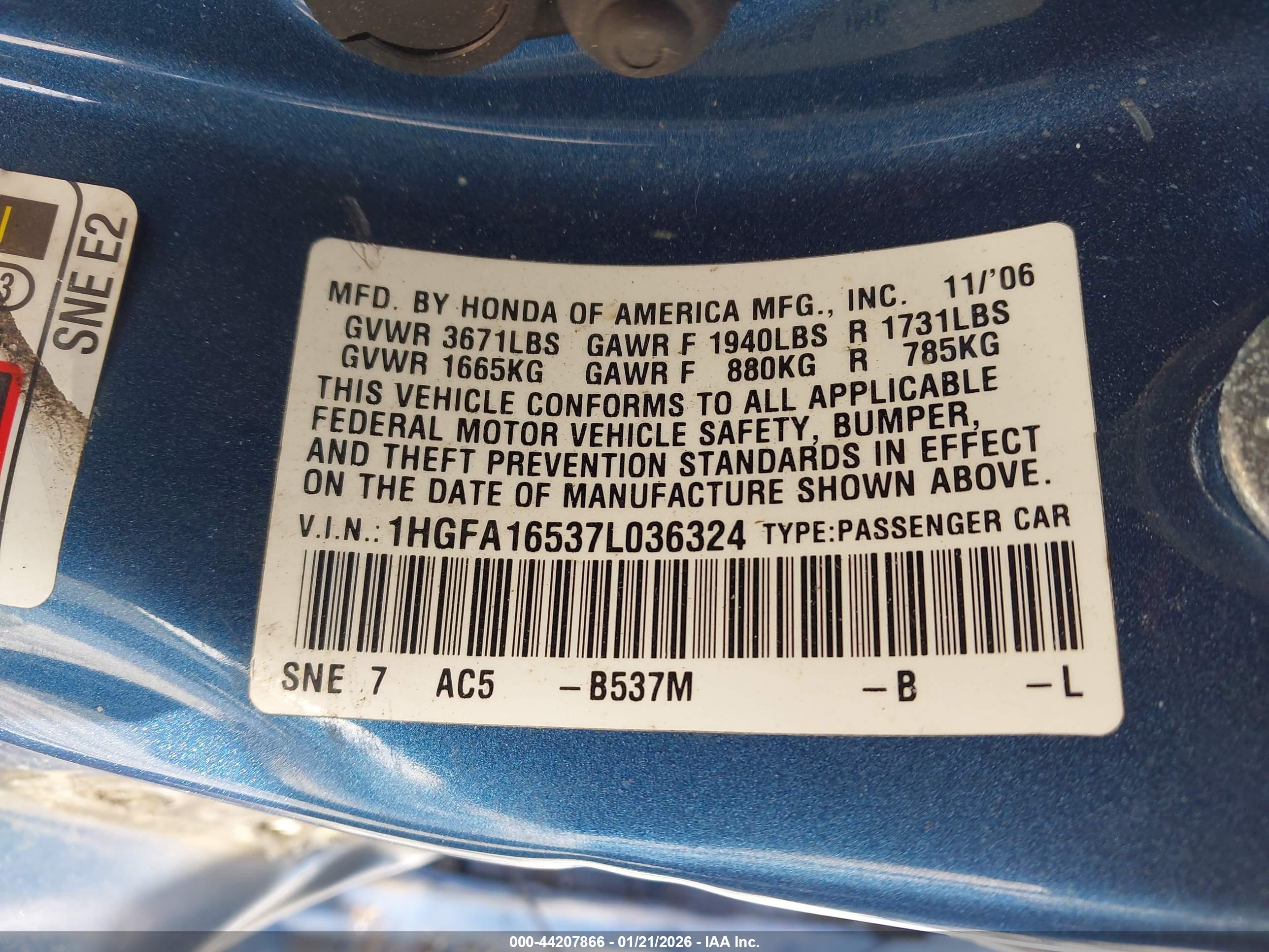 HONDA CIVIC image 9