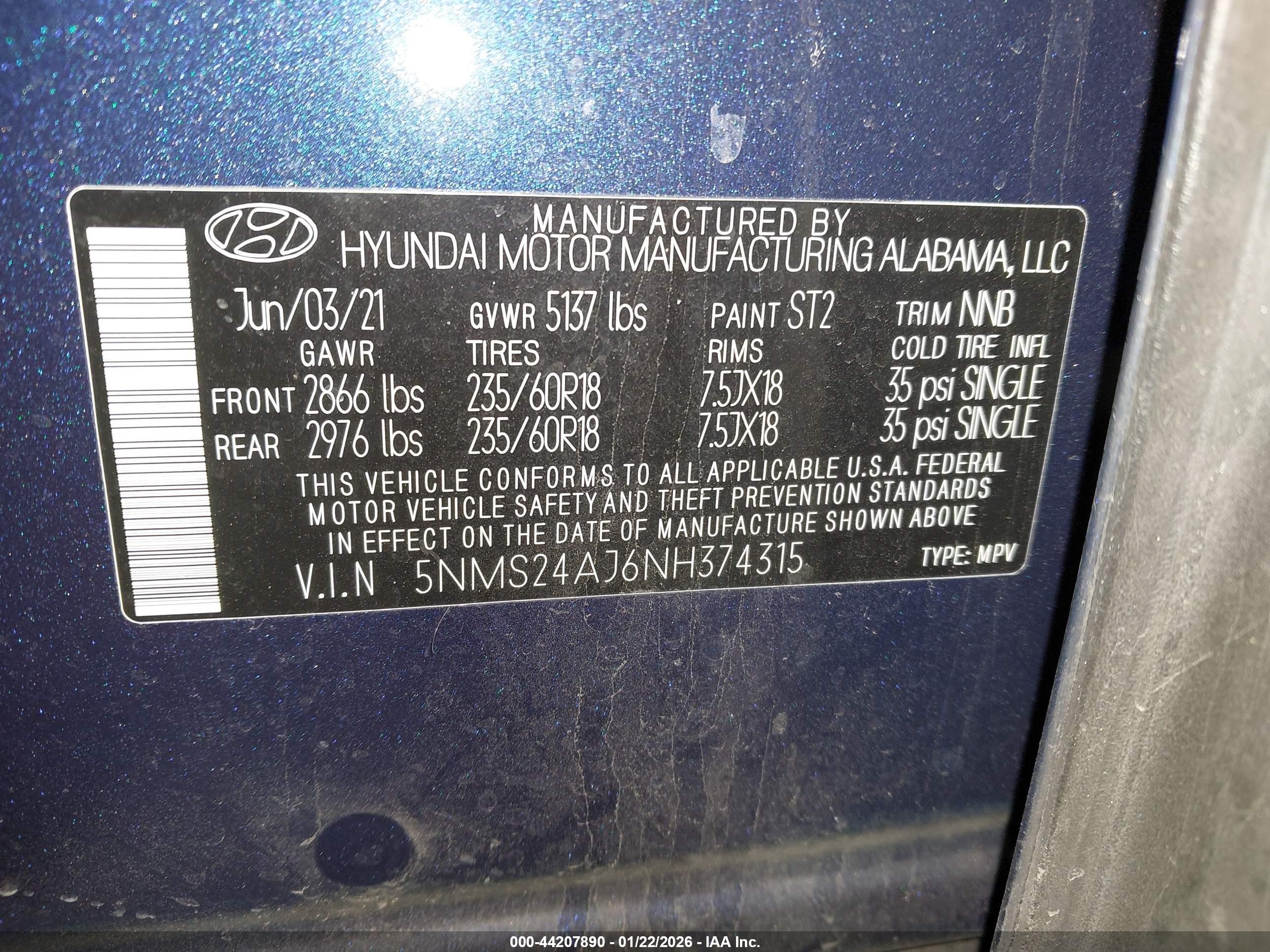 HYUNDAI SANTA image 9