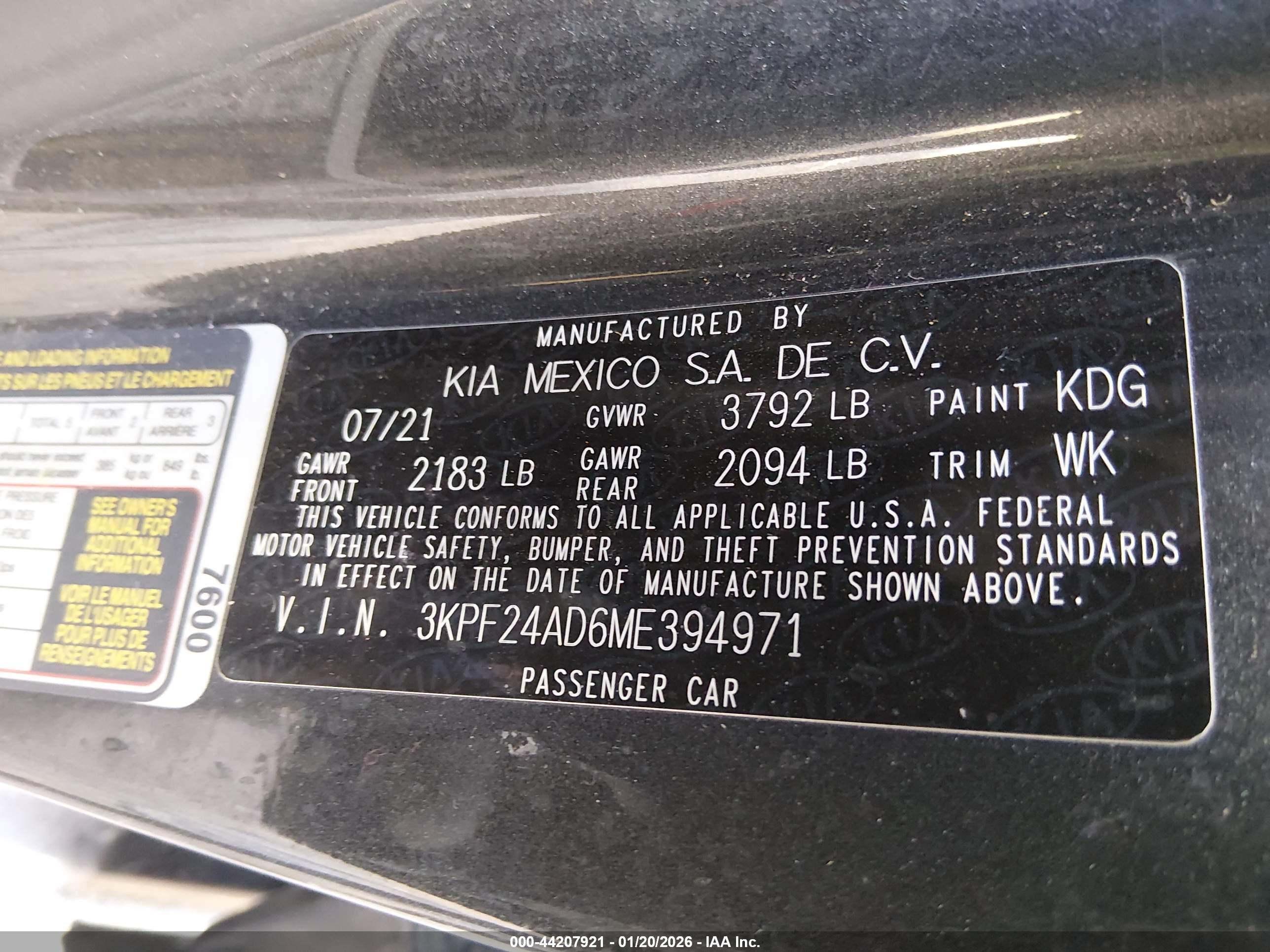 KIA FORTE image 9