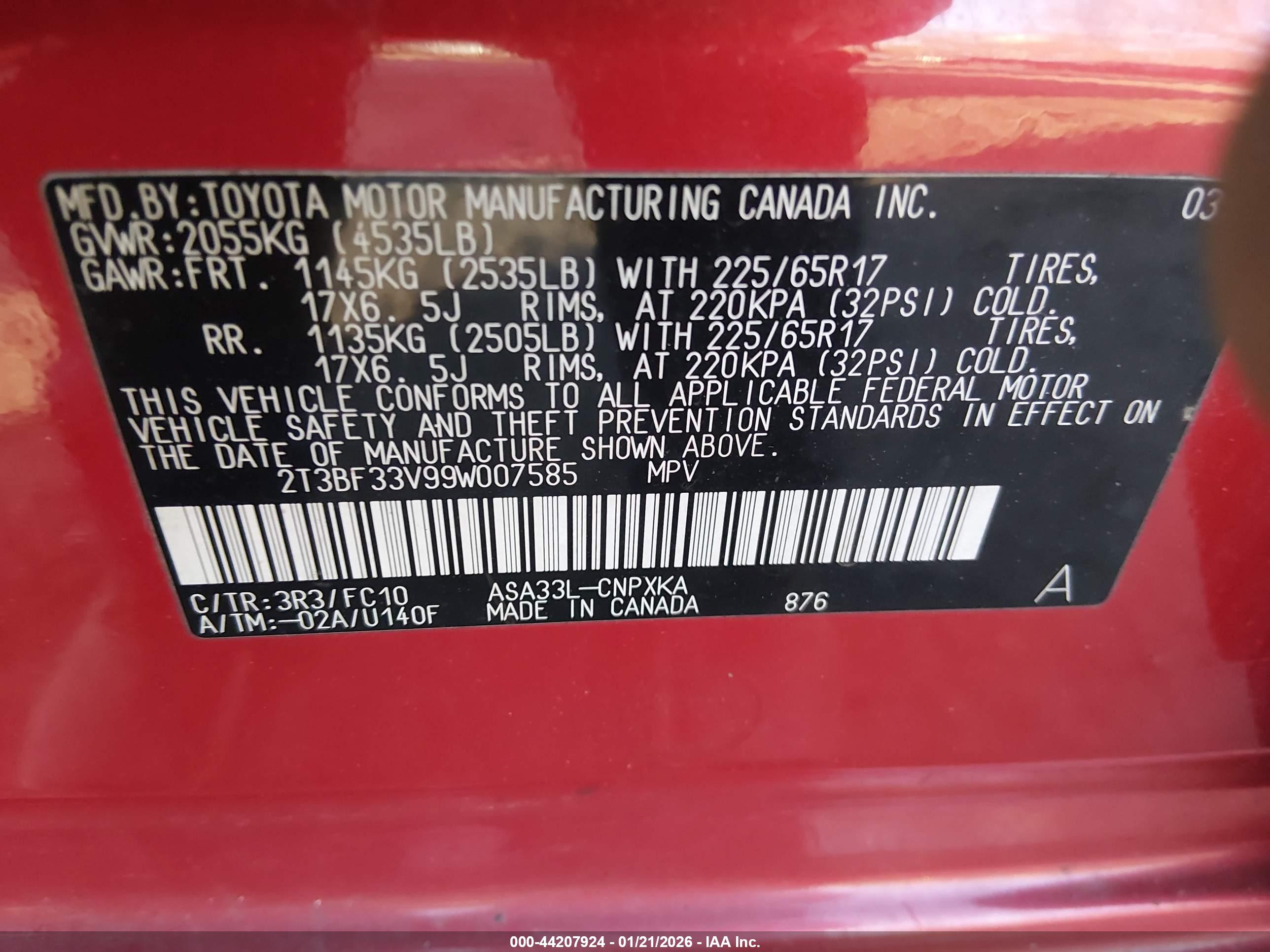 TOYOTA RAV4 image 9