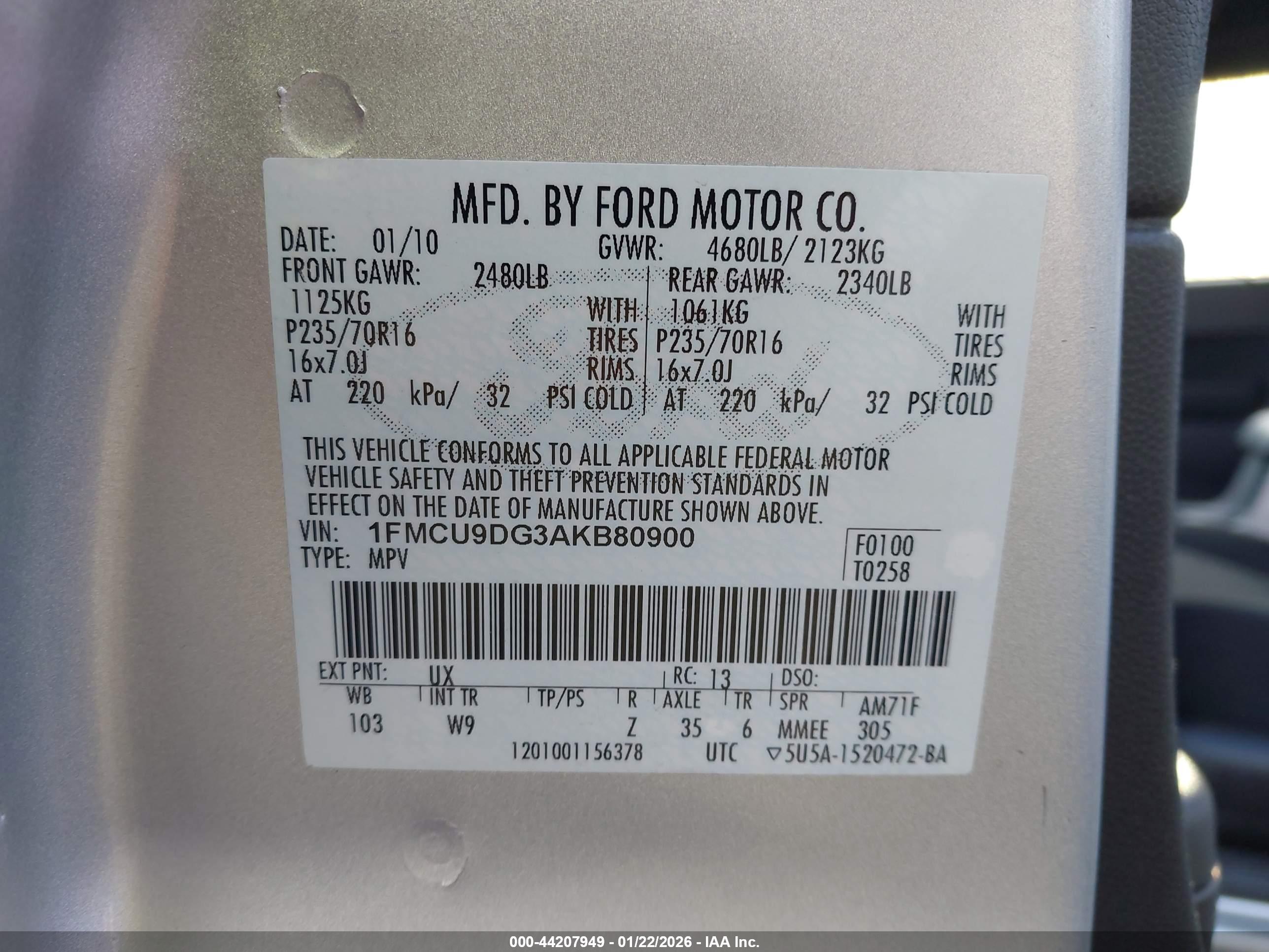 FORD ESCAPE image 9