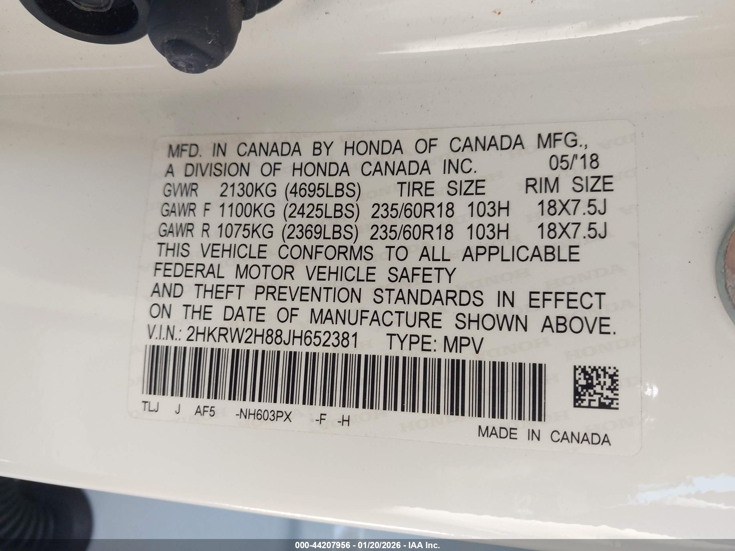 HONDA CR-V image 9