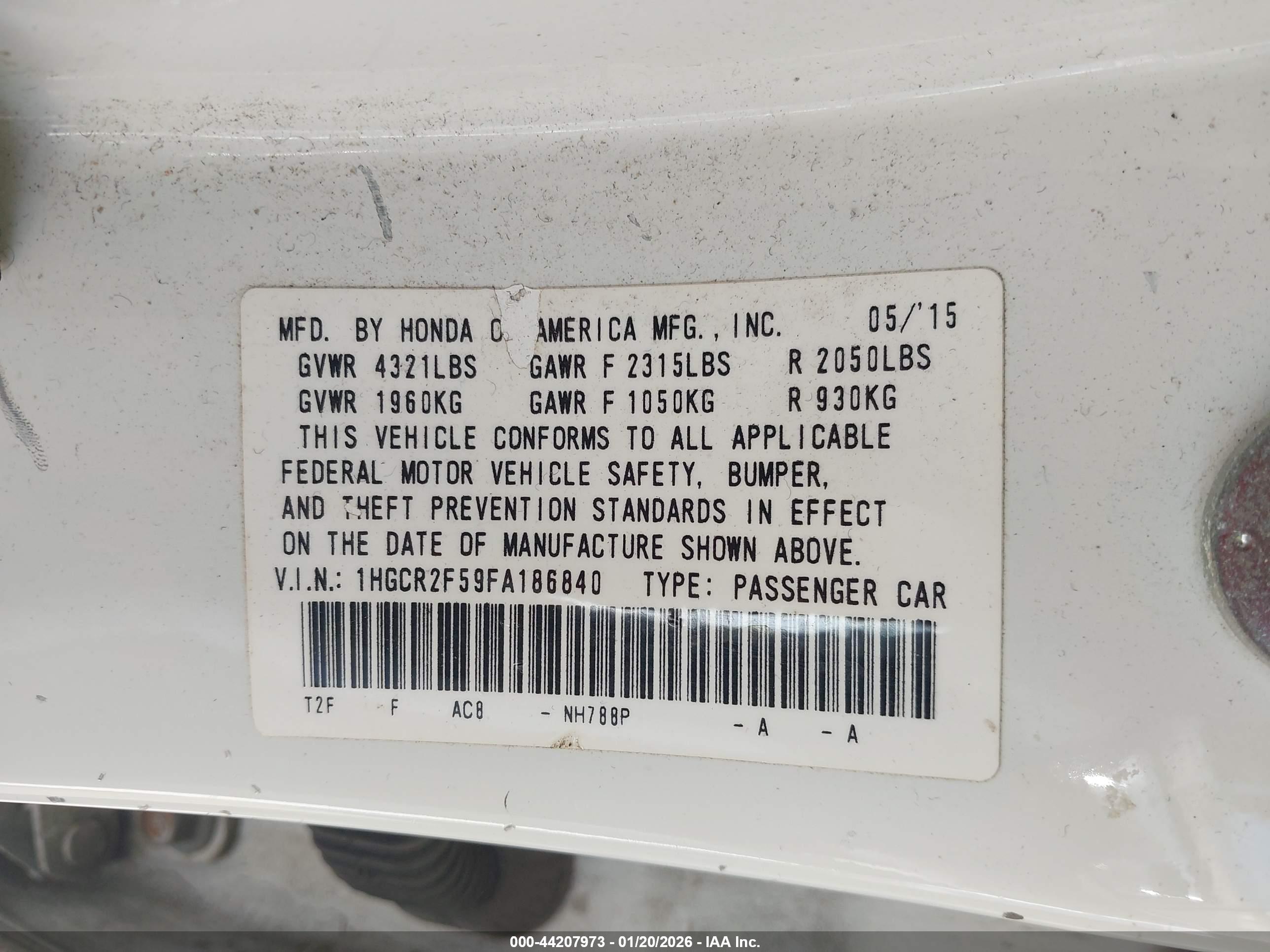 HONDA ACCORD image 9