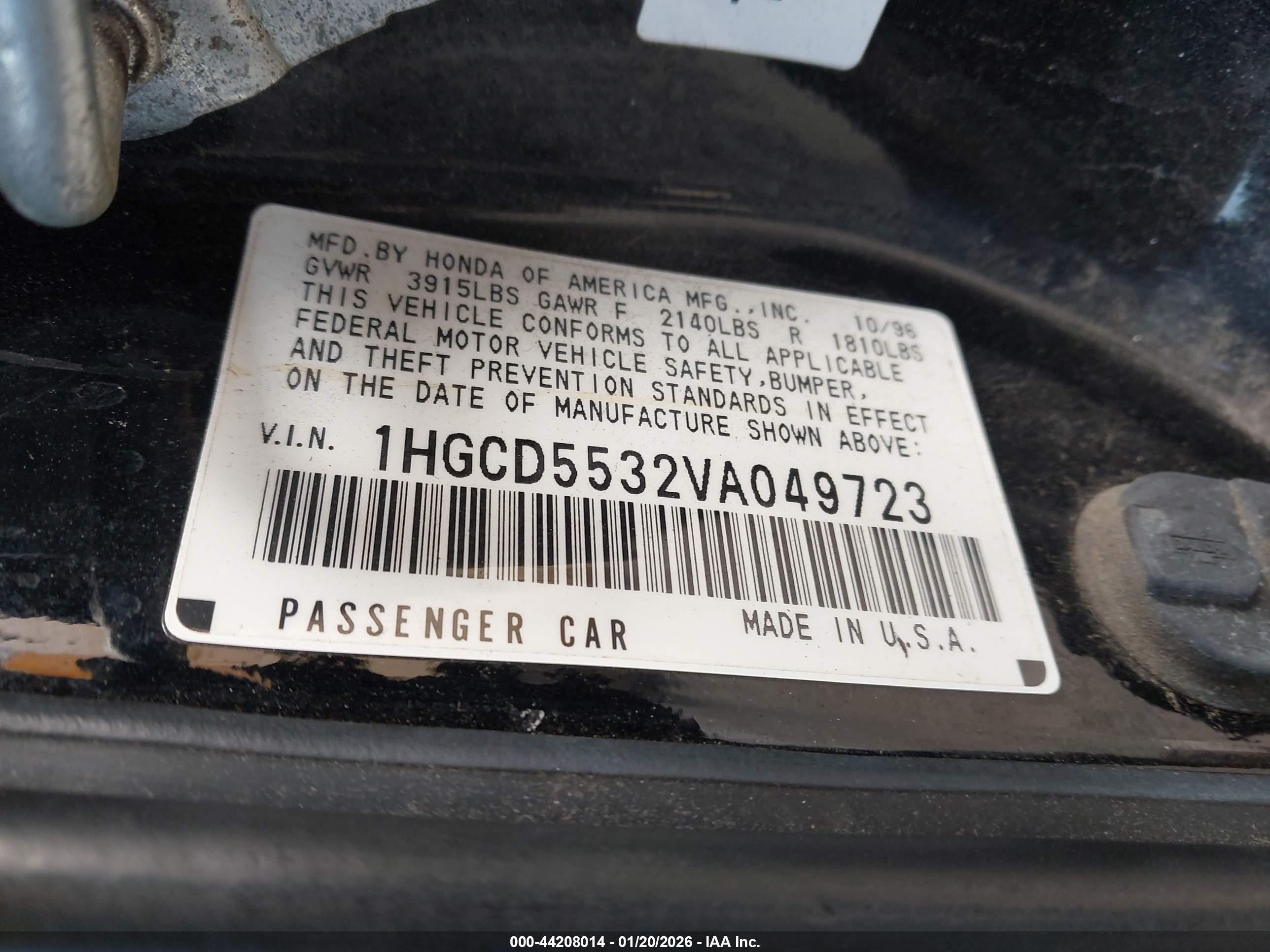 HONDA ACCORD image 9