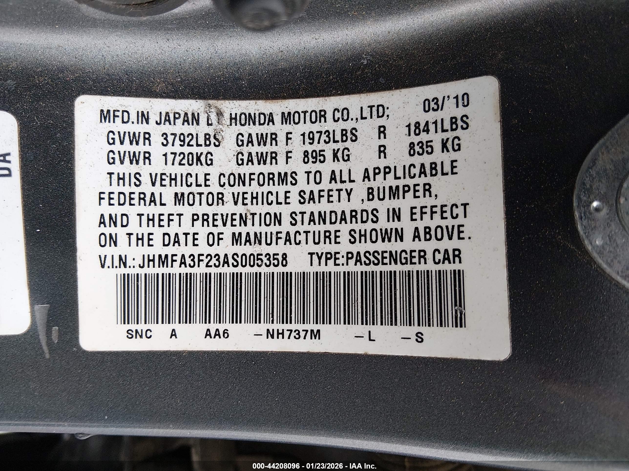 HONDA CIVIC image 9
