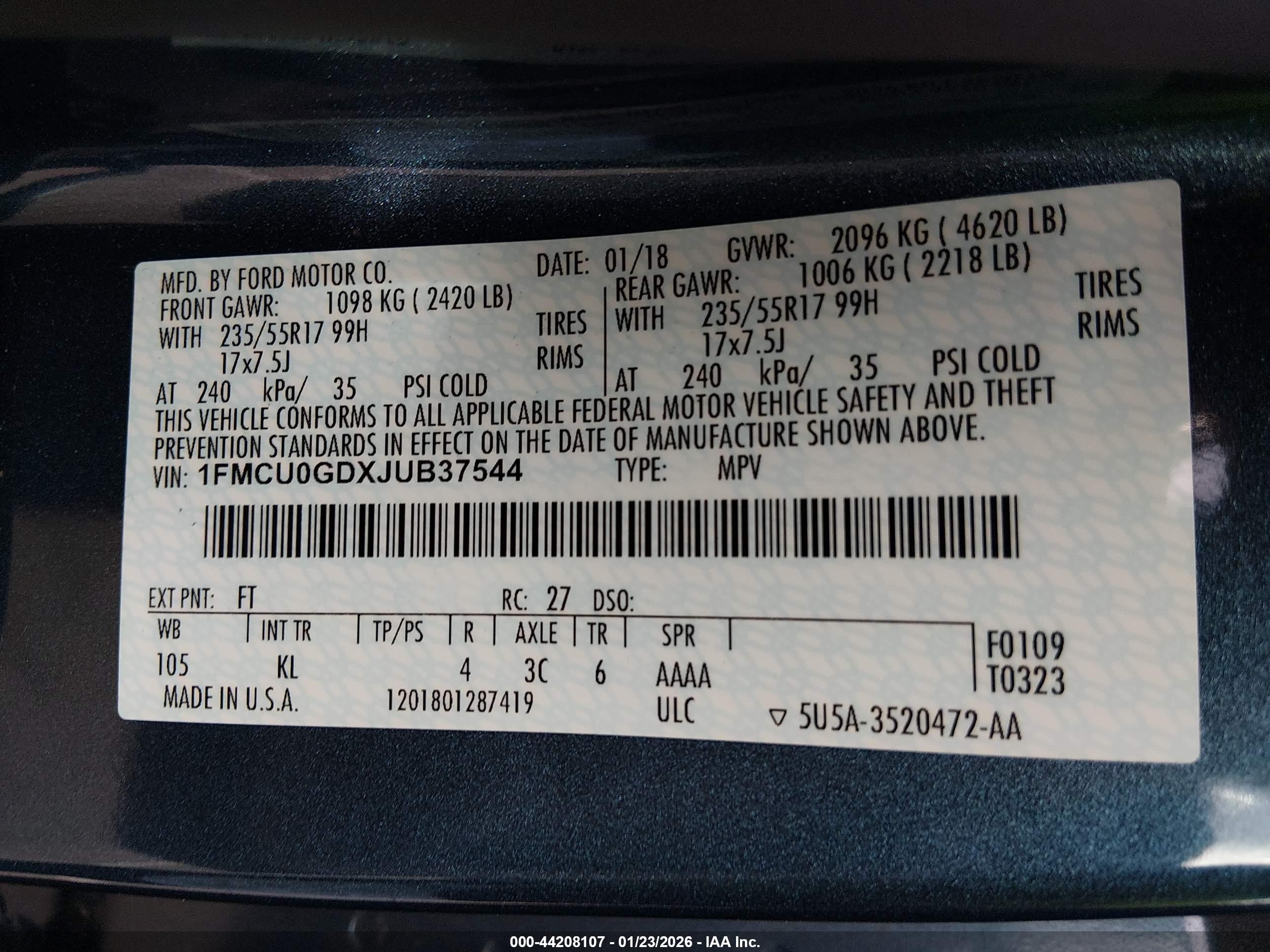 FORD ESCAPE image 9