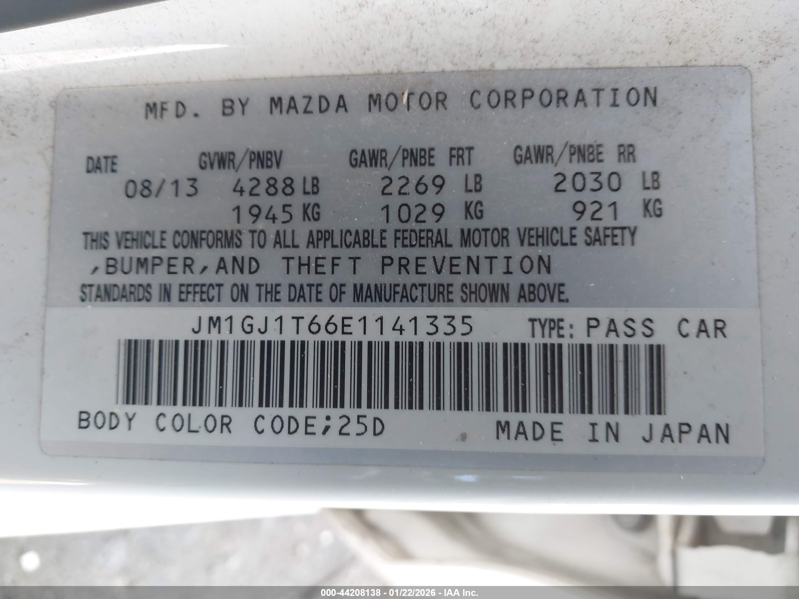 MAZDA MAZDA6 image 9