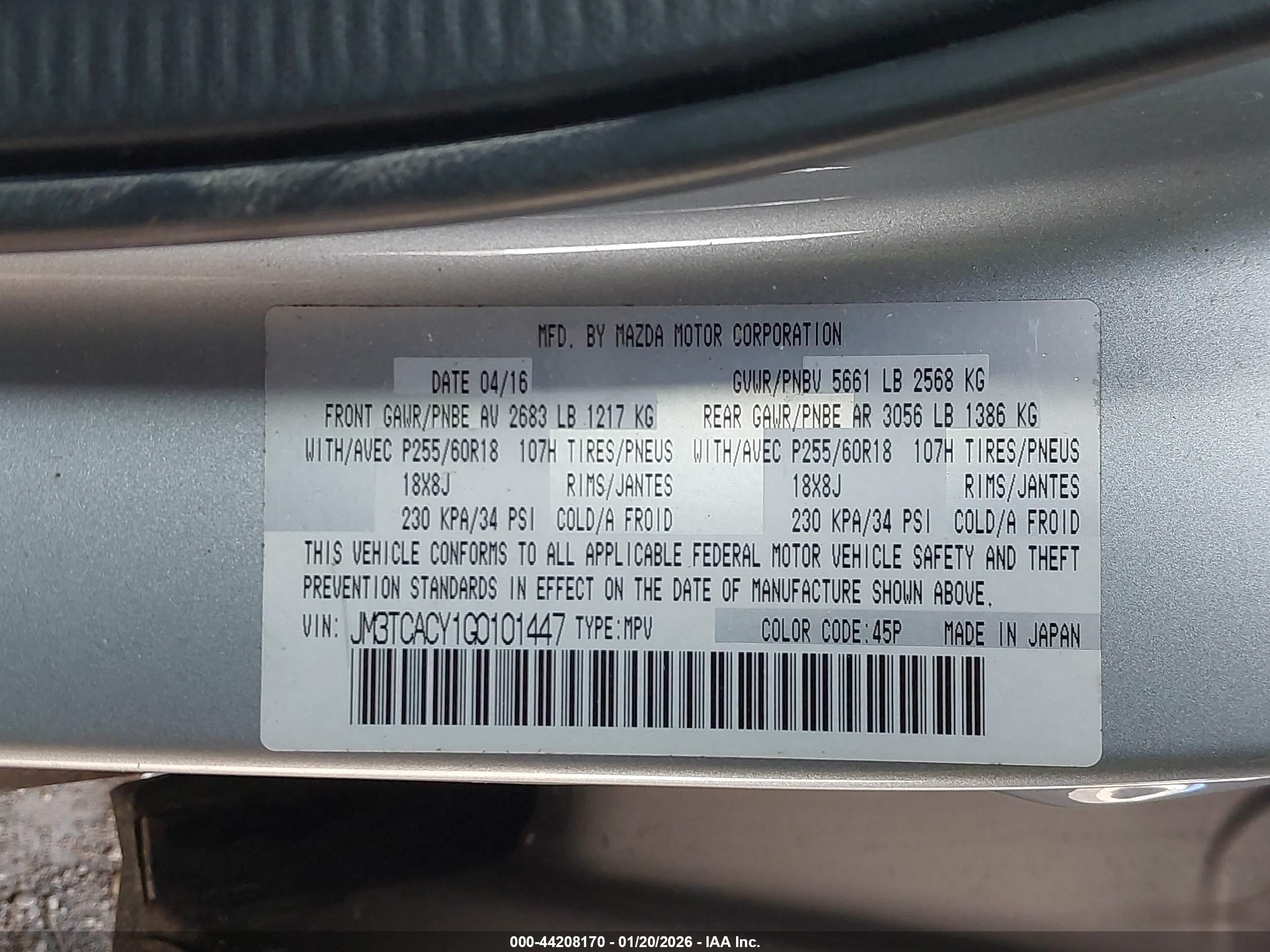 MAZDA CX-9 image 9
