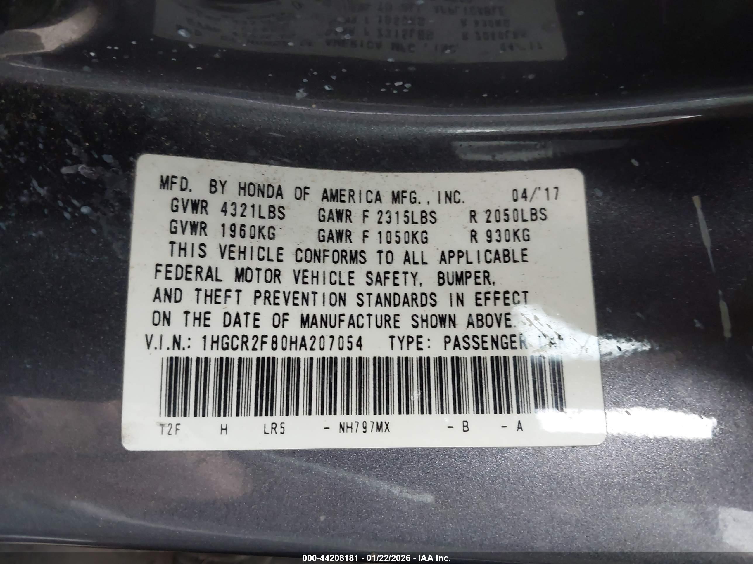 HONDA ACCORD image 9