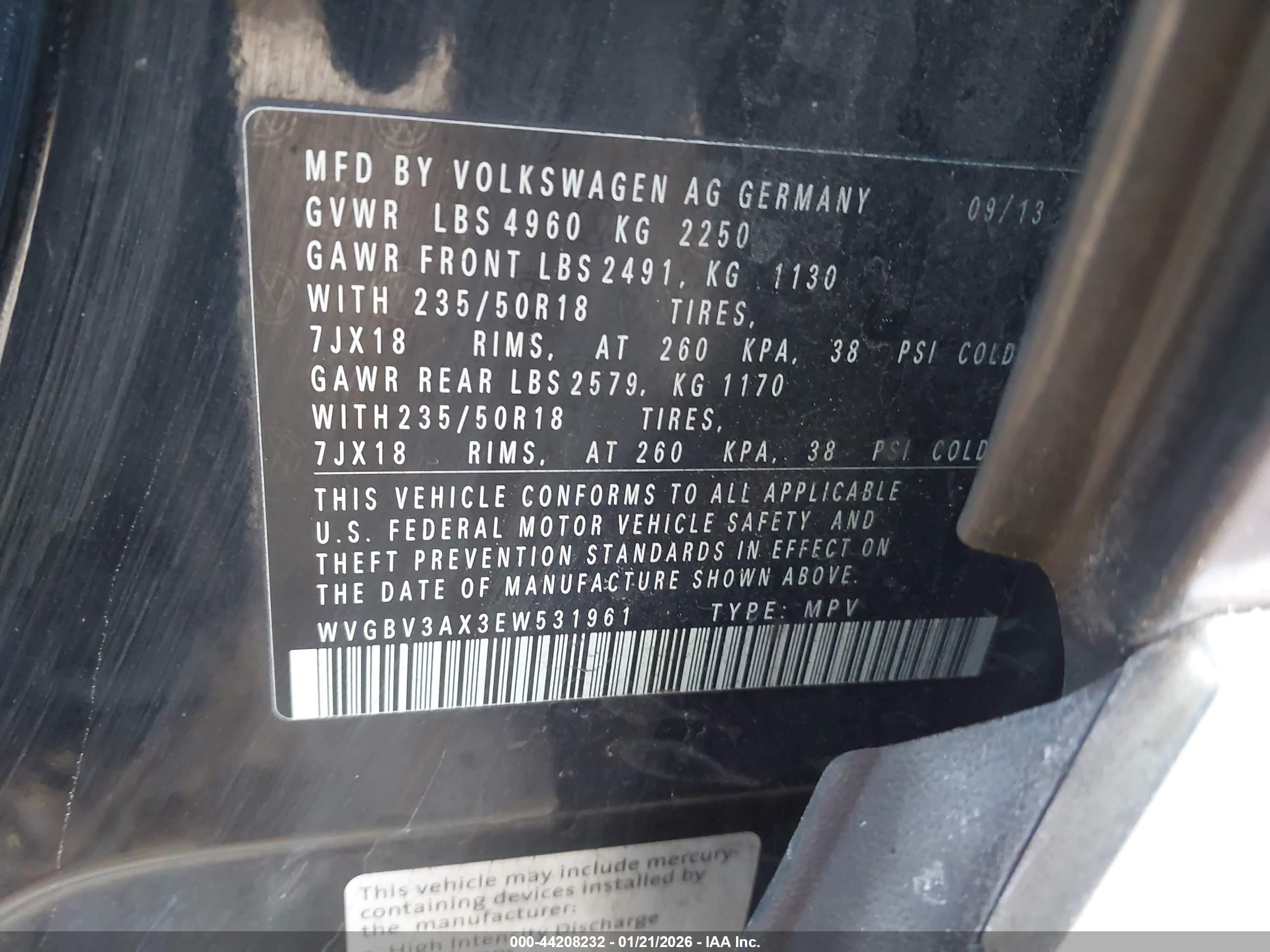 VOLKSWAGEN TIGUAN image 9