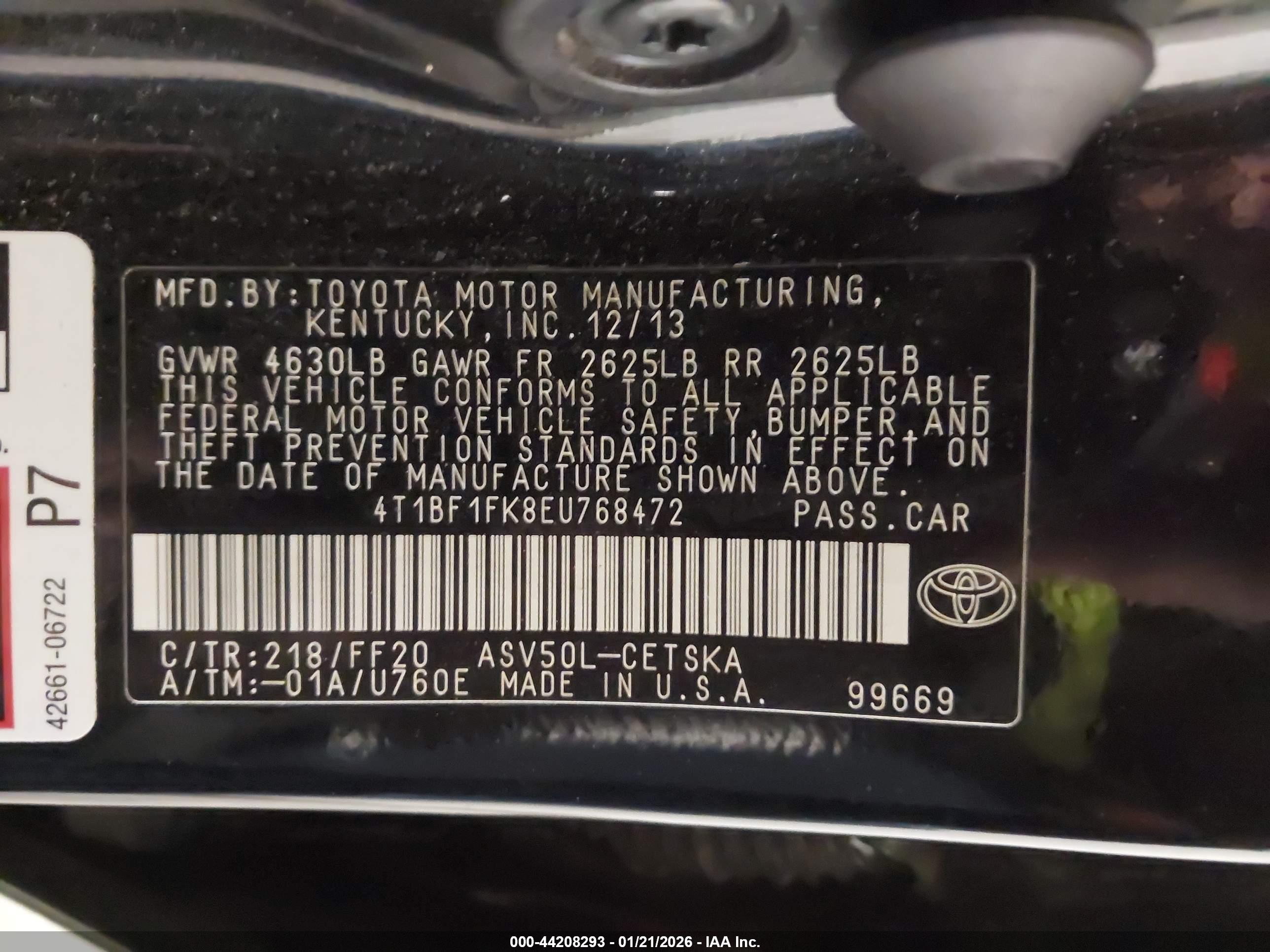 TOYOTA CAMRY image 9
