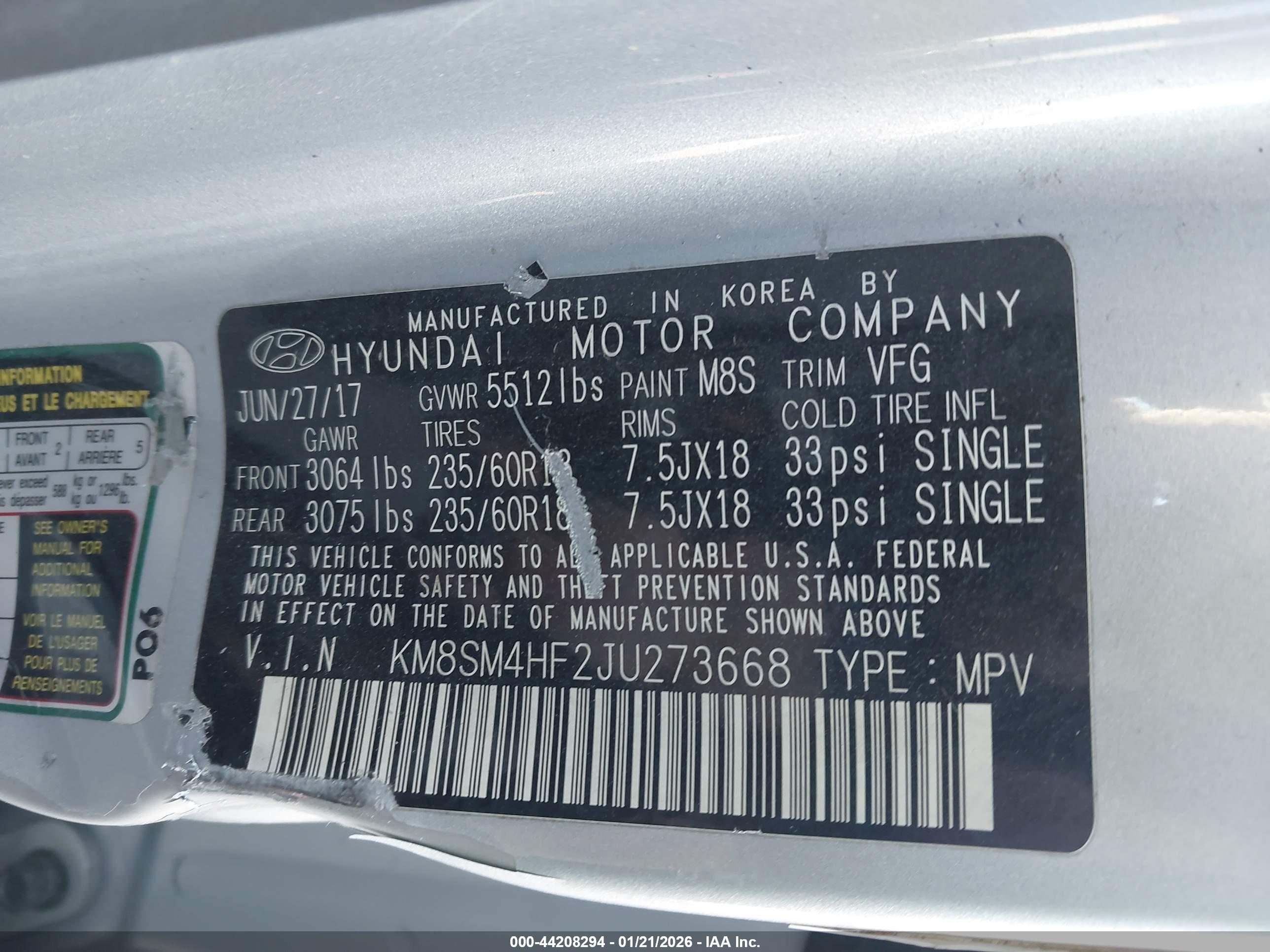 HYUNDAI SANTA image 9