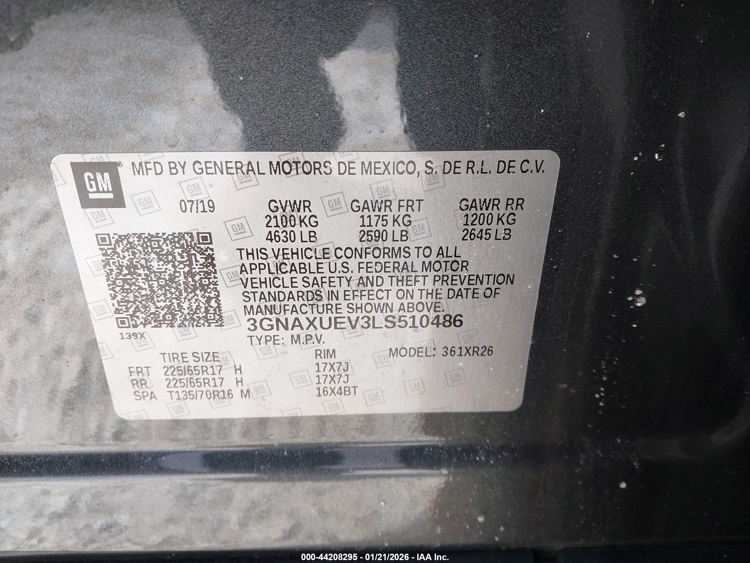 CHEVROLET EQUINOX image 9