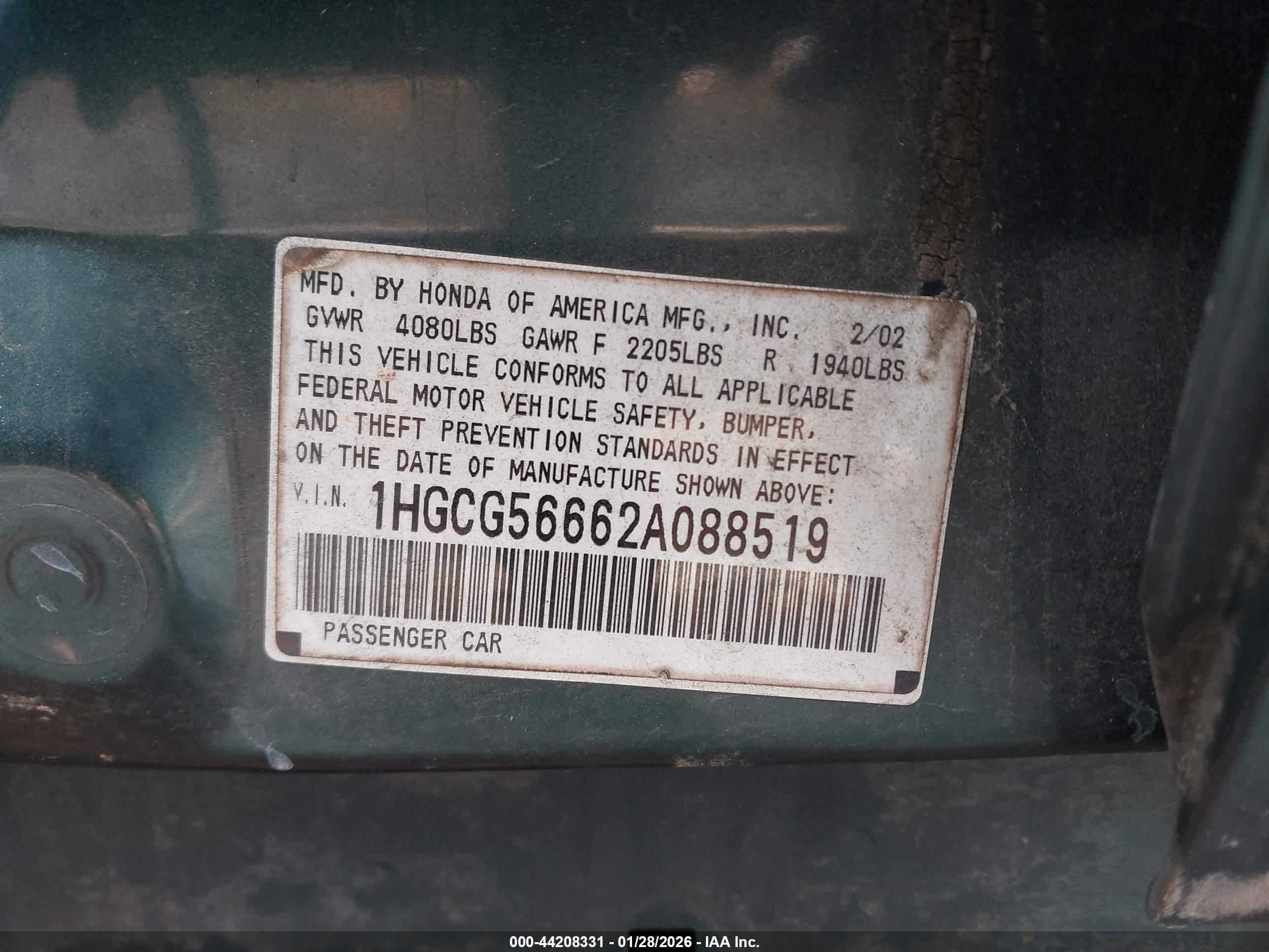 HONDA ACCORD image 9