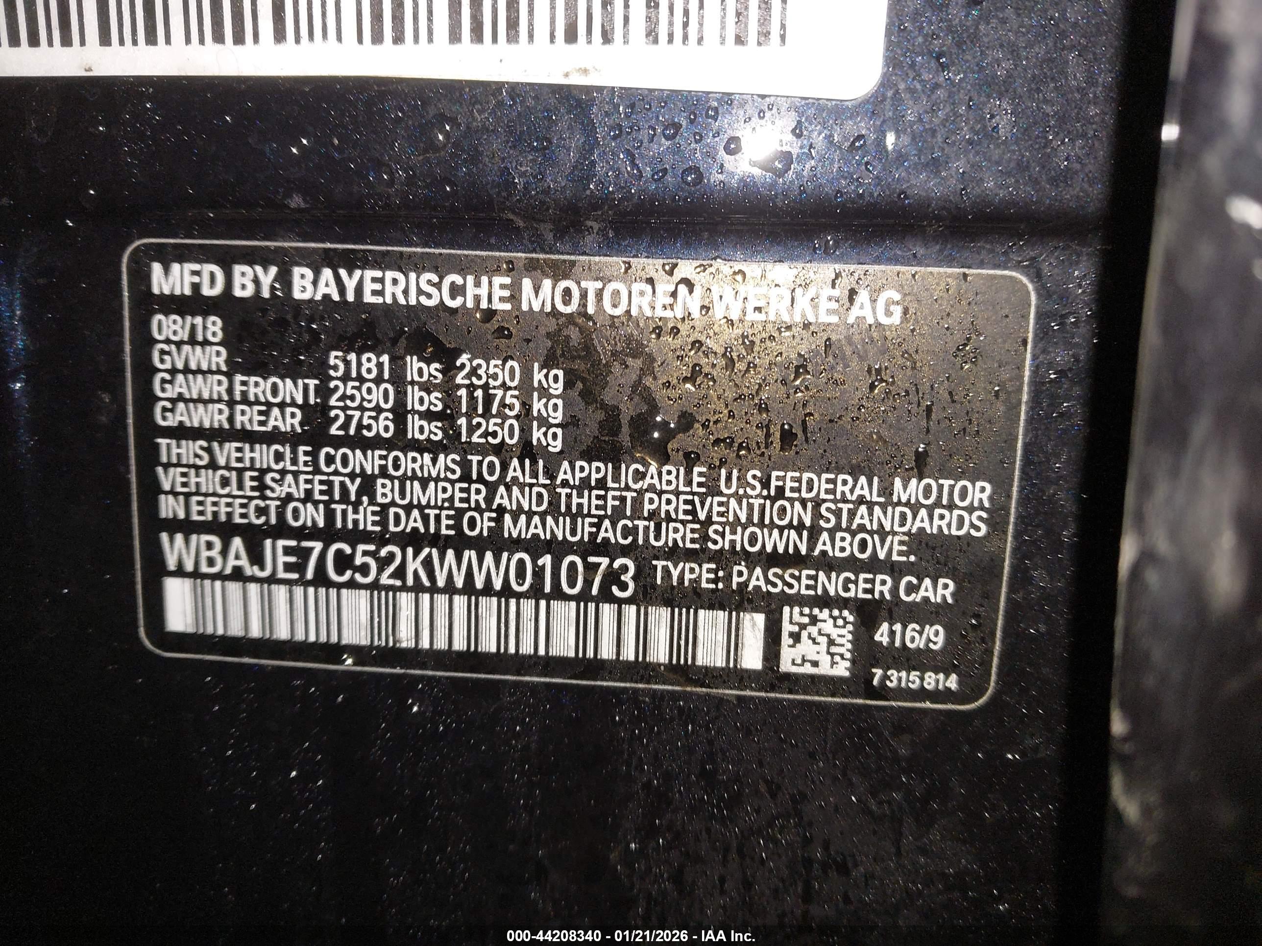 BMW 540I image 9