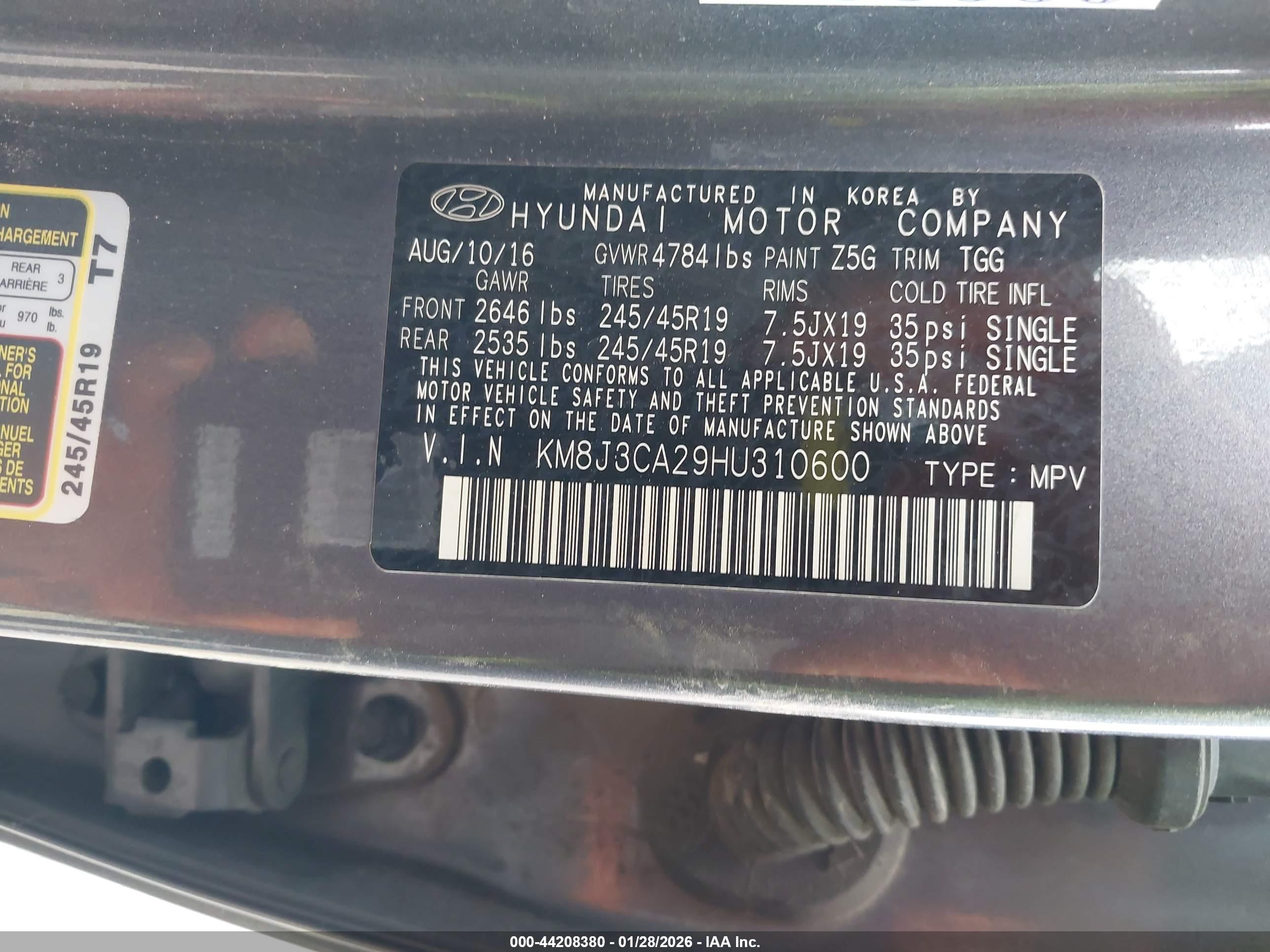 HYUNDAI TUCSON image 9
