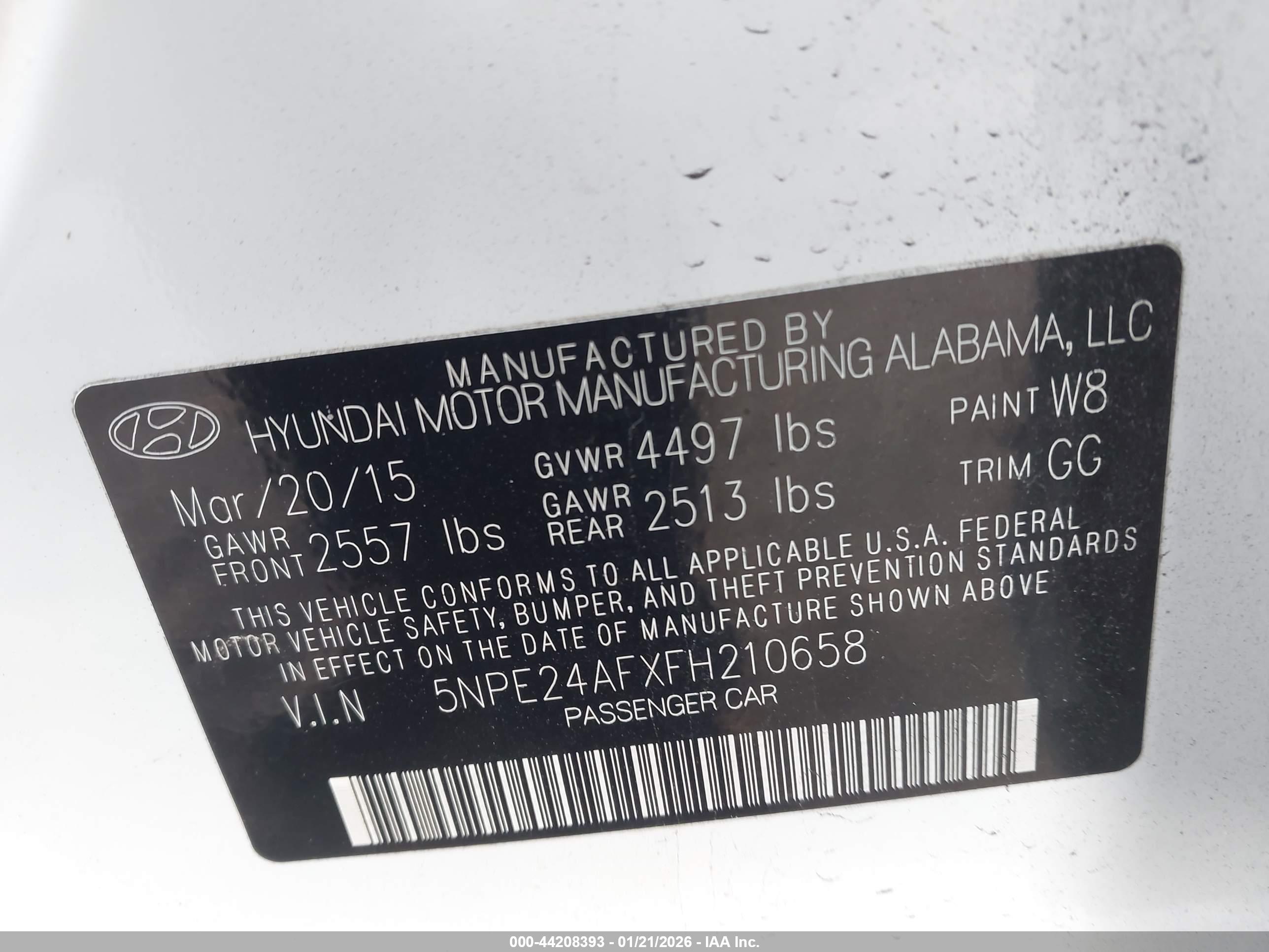 HYUNDAI SONATA image 9