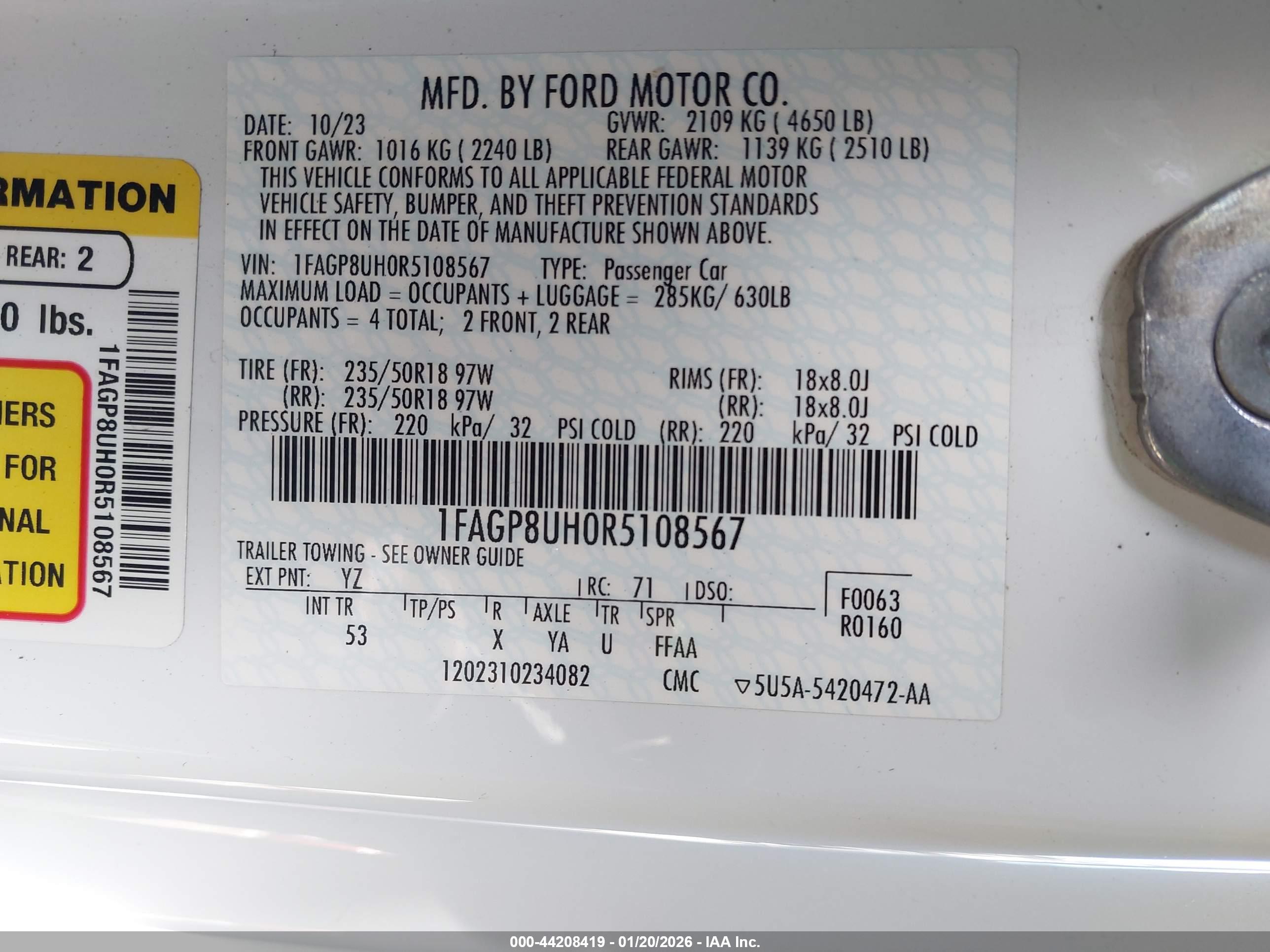 FORD MUSTANG image 9