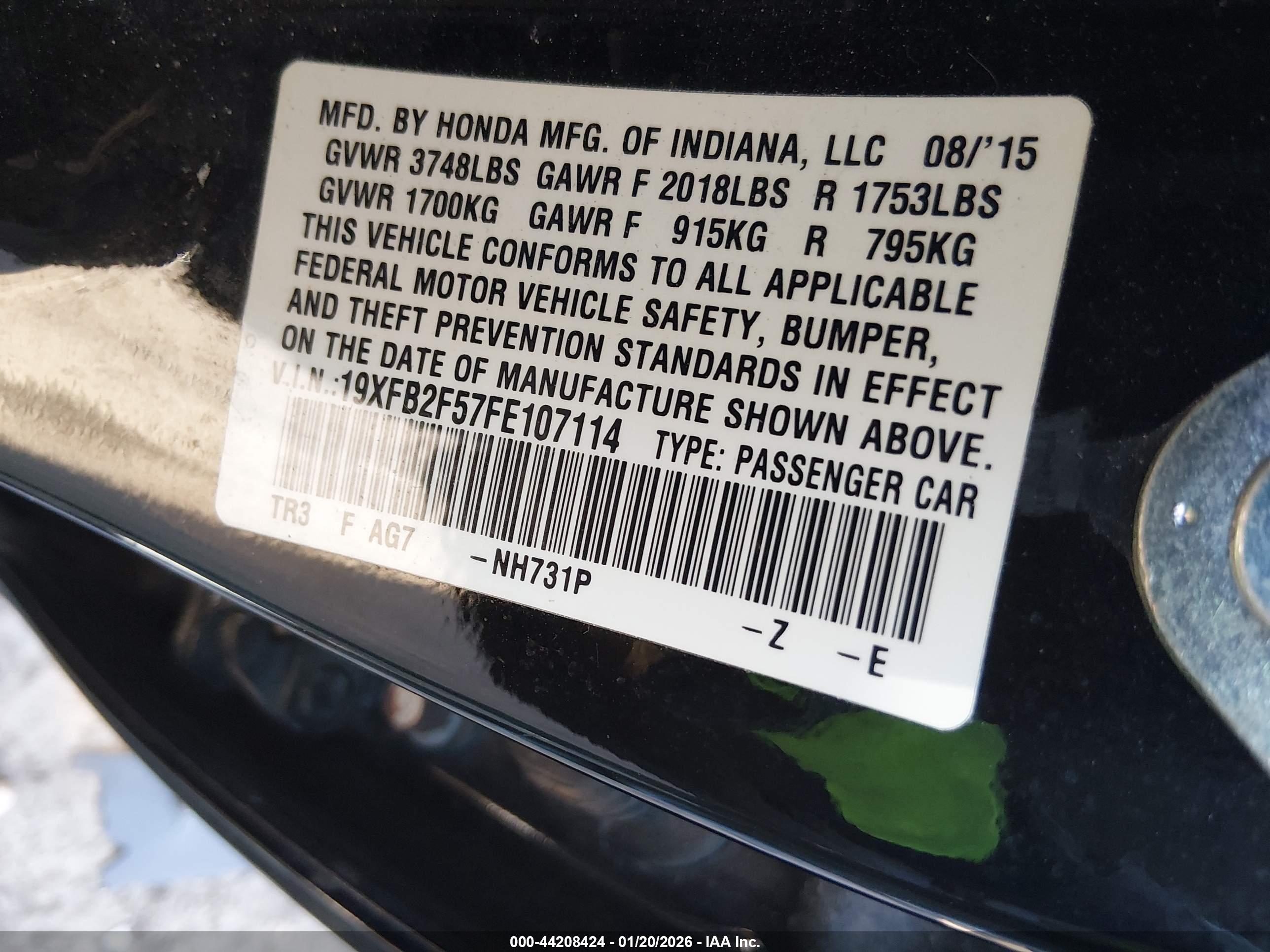 HONDA CIVIC image 9