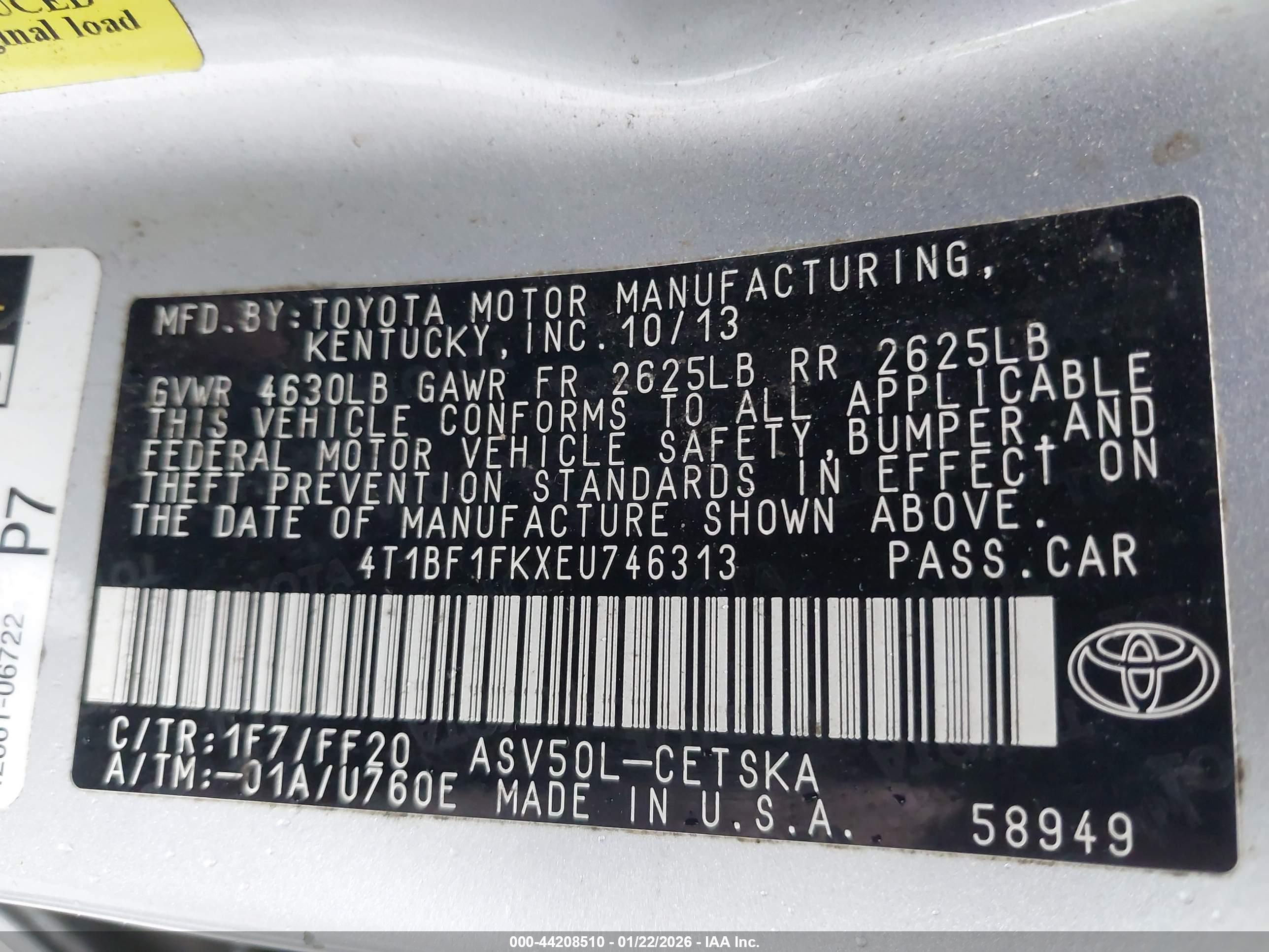TOYOTA CAMRY image 9
