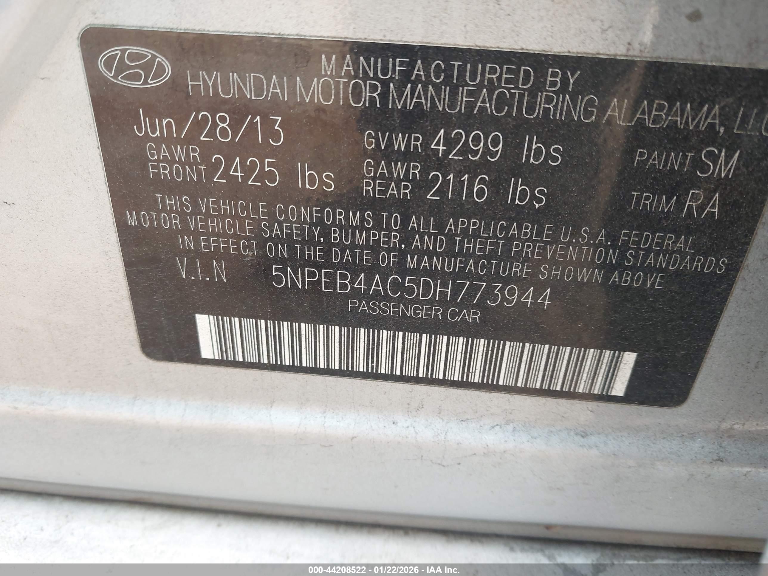 HYUNDAI SONATA image 9