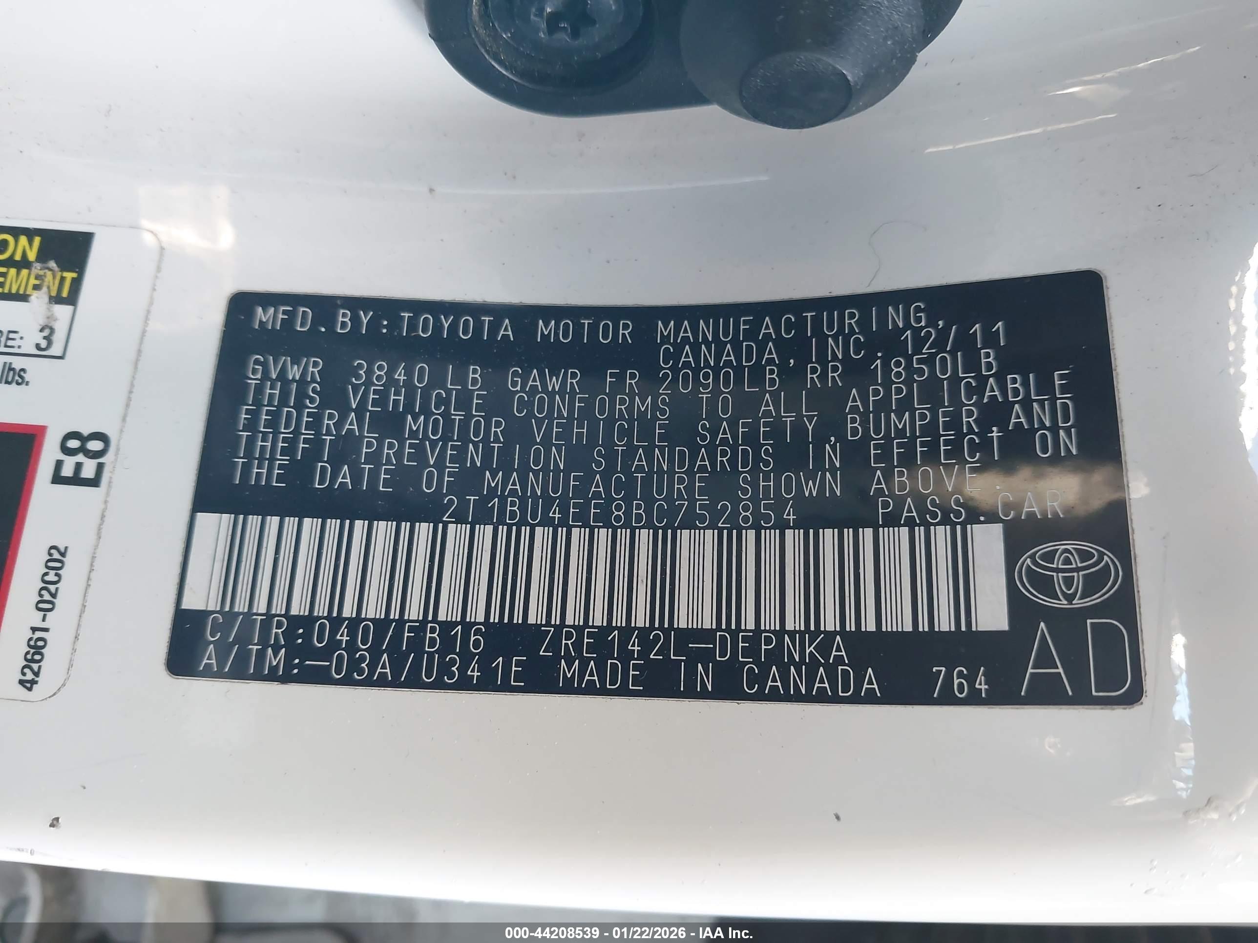 TOYOTA COROLLA image 9