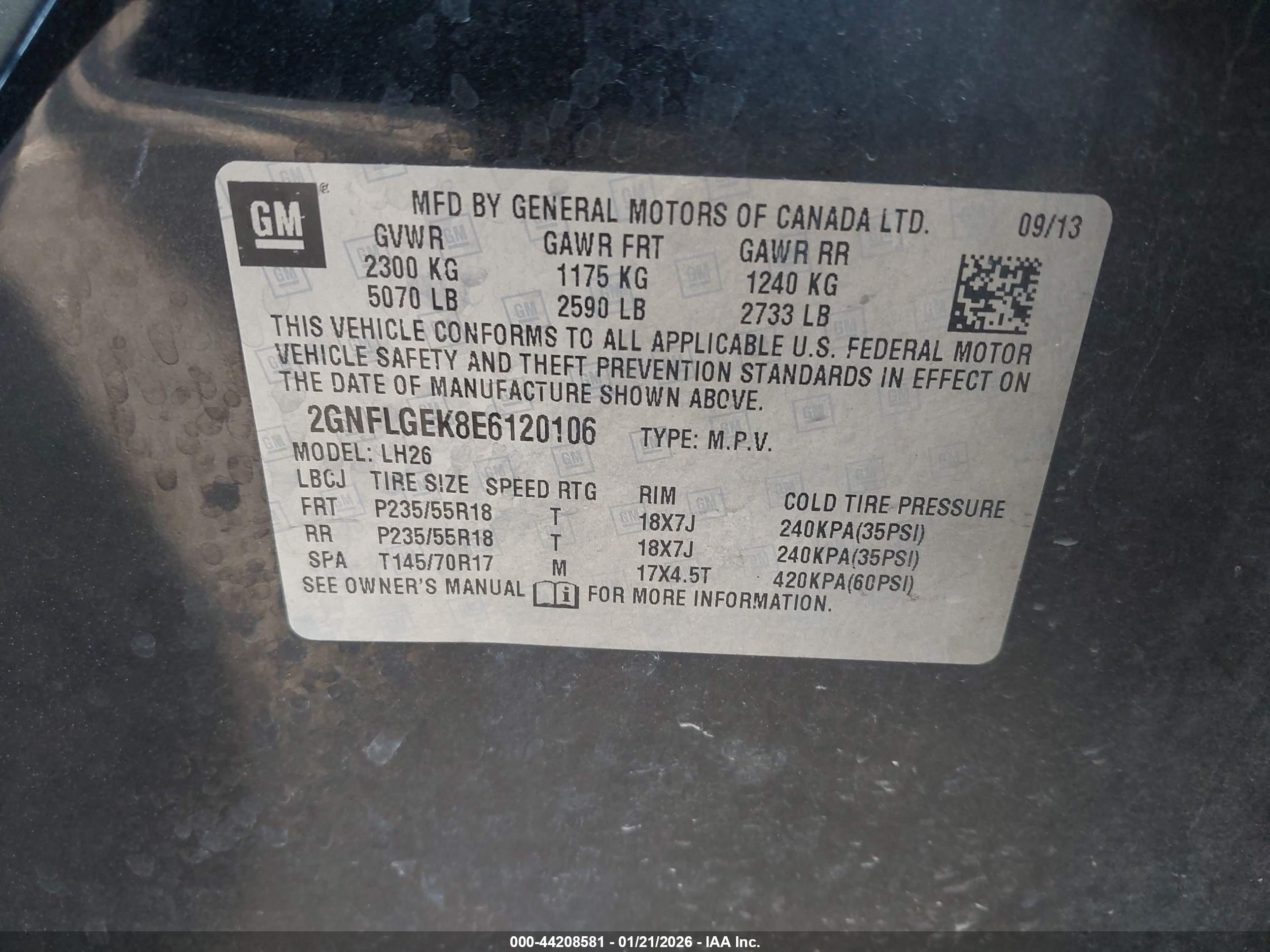 CHEVROLET EQUINOX image 9