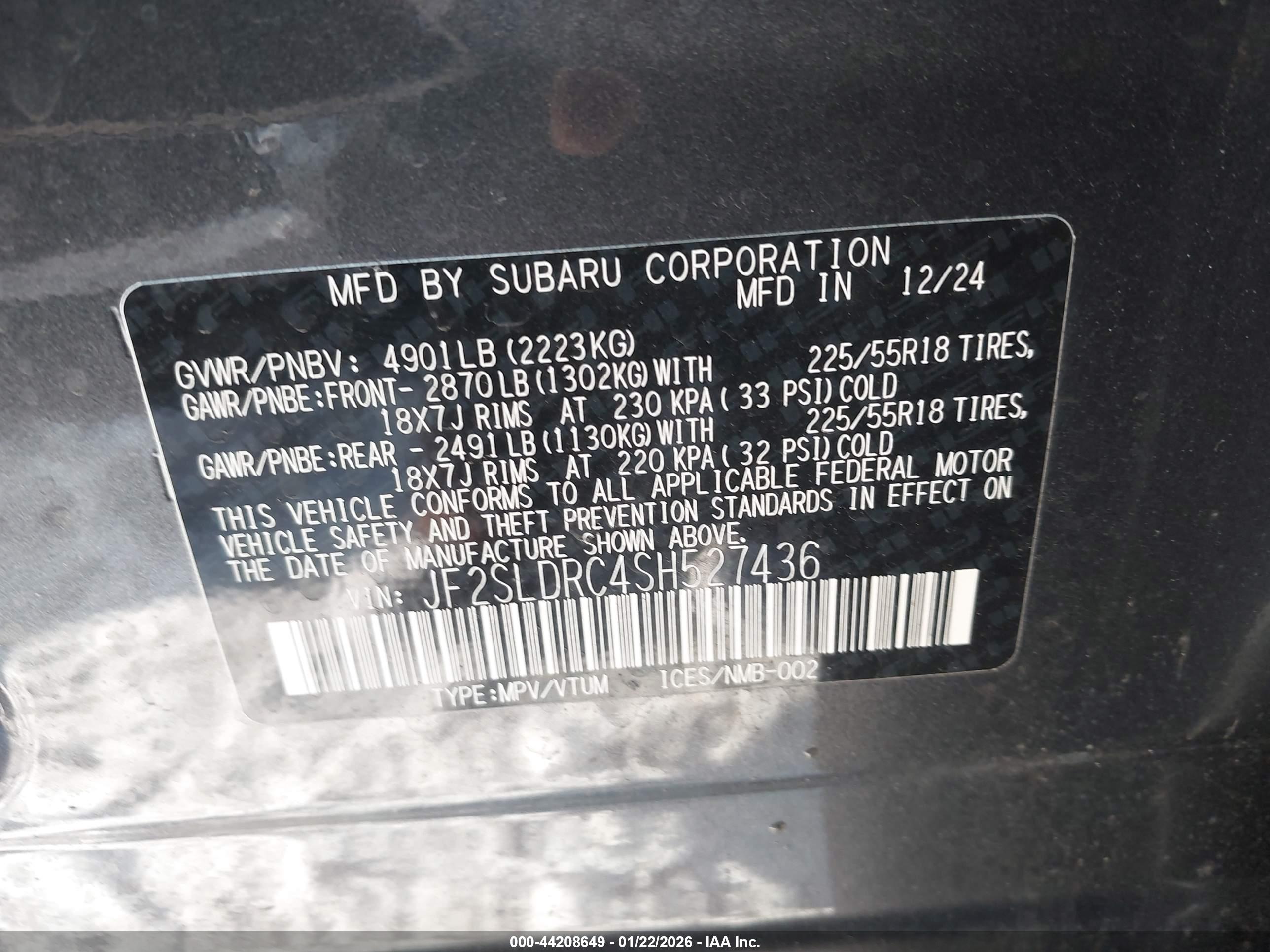 SUBARU FORESTER image 9