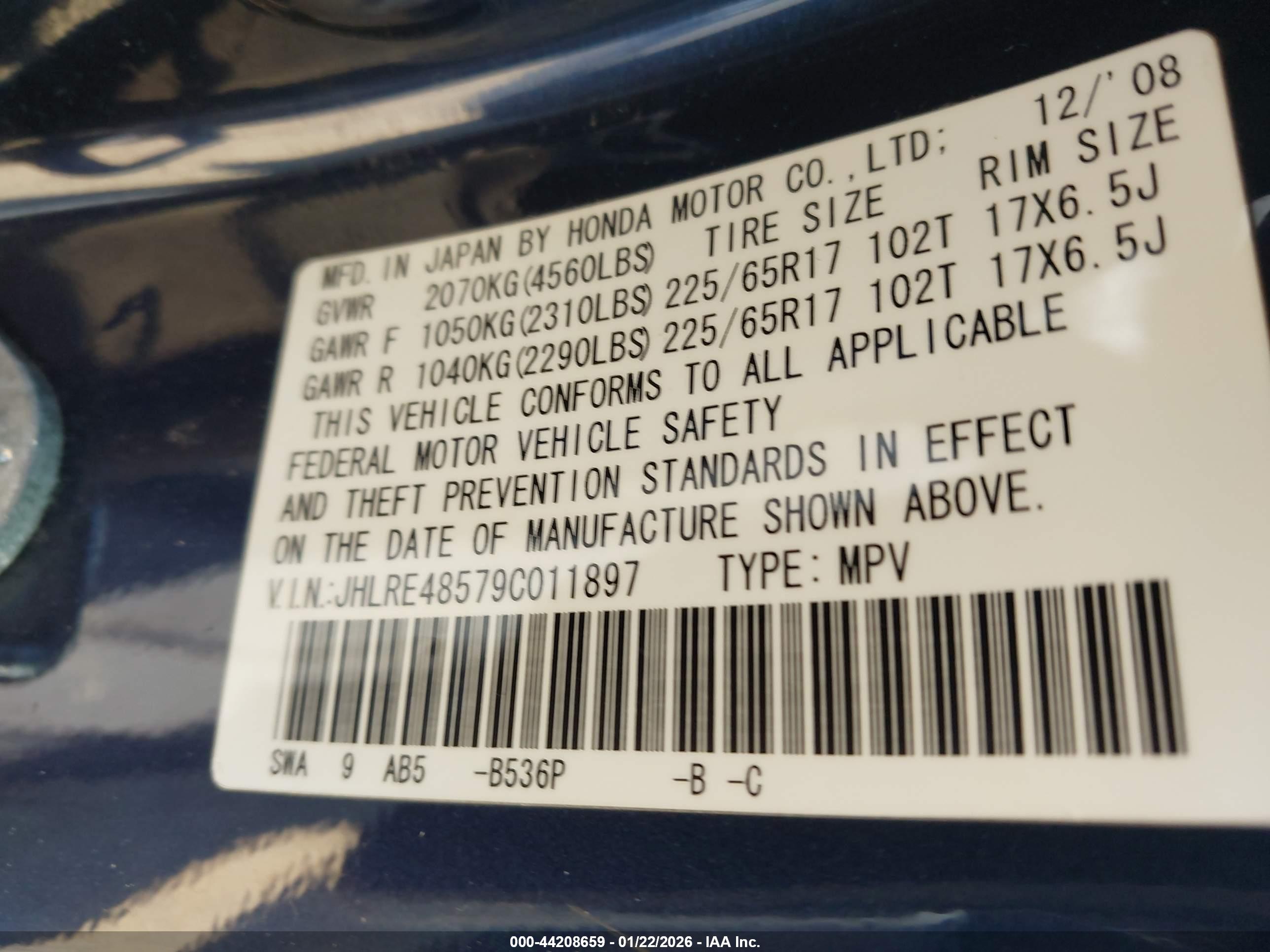HONDA CR-V image 9