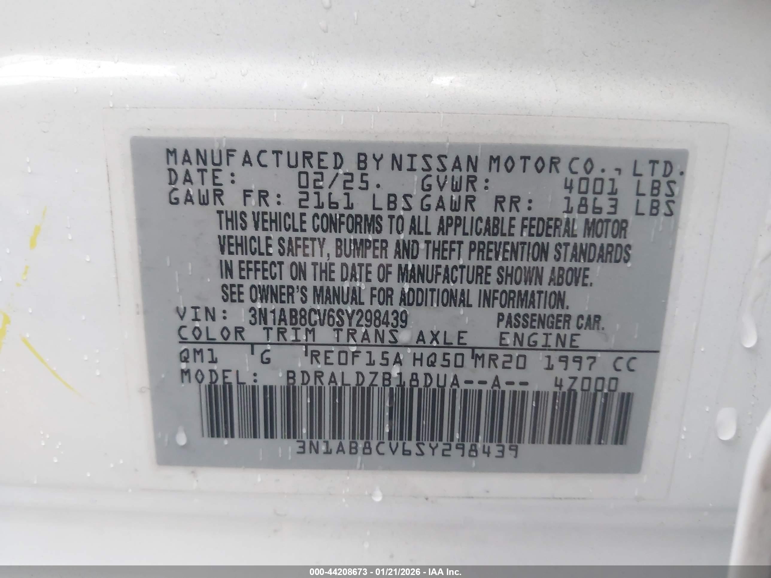 NISSAN SENTRA image 9