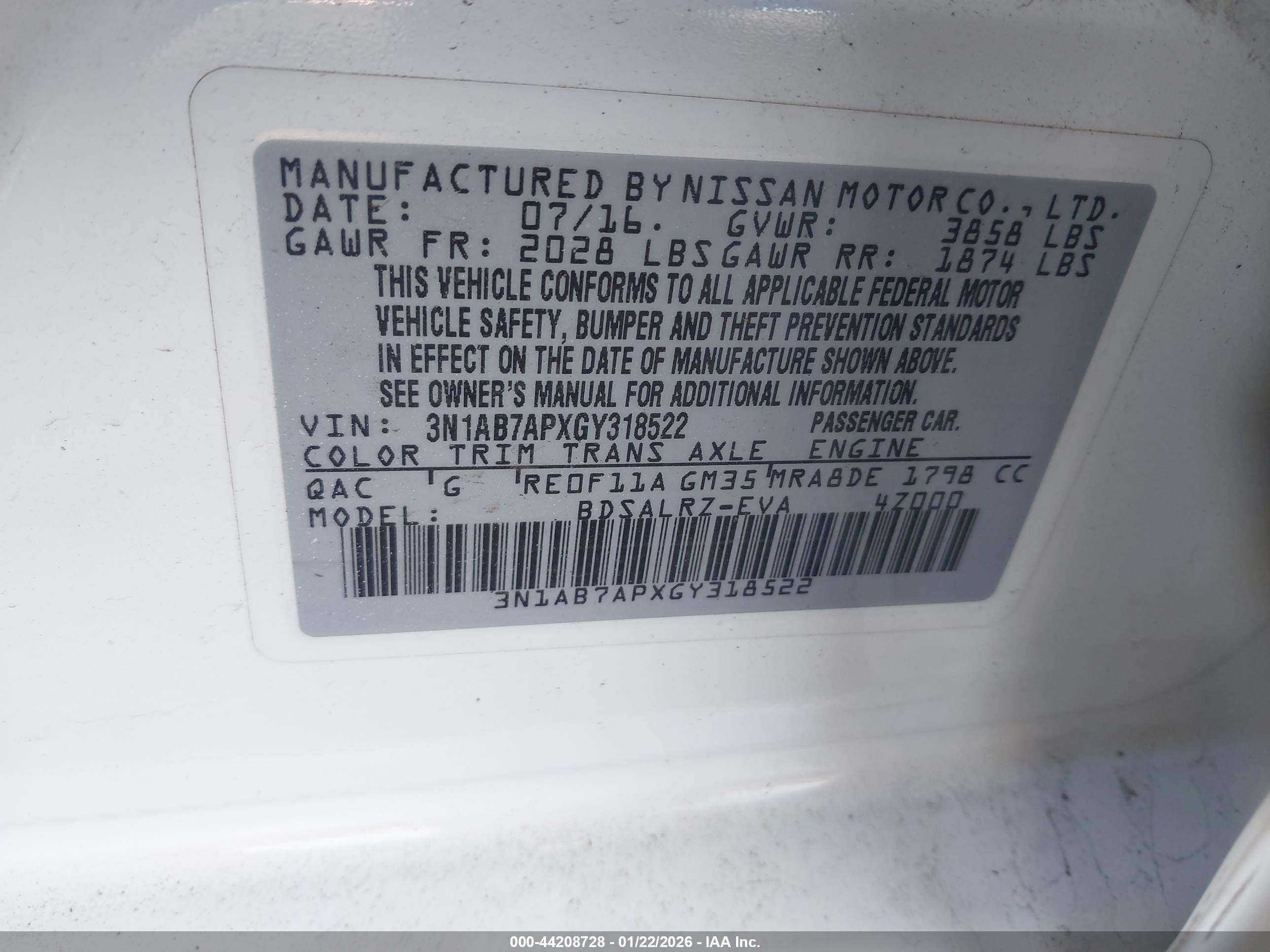 NISSAN SENTRA image 9