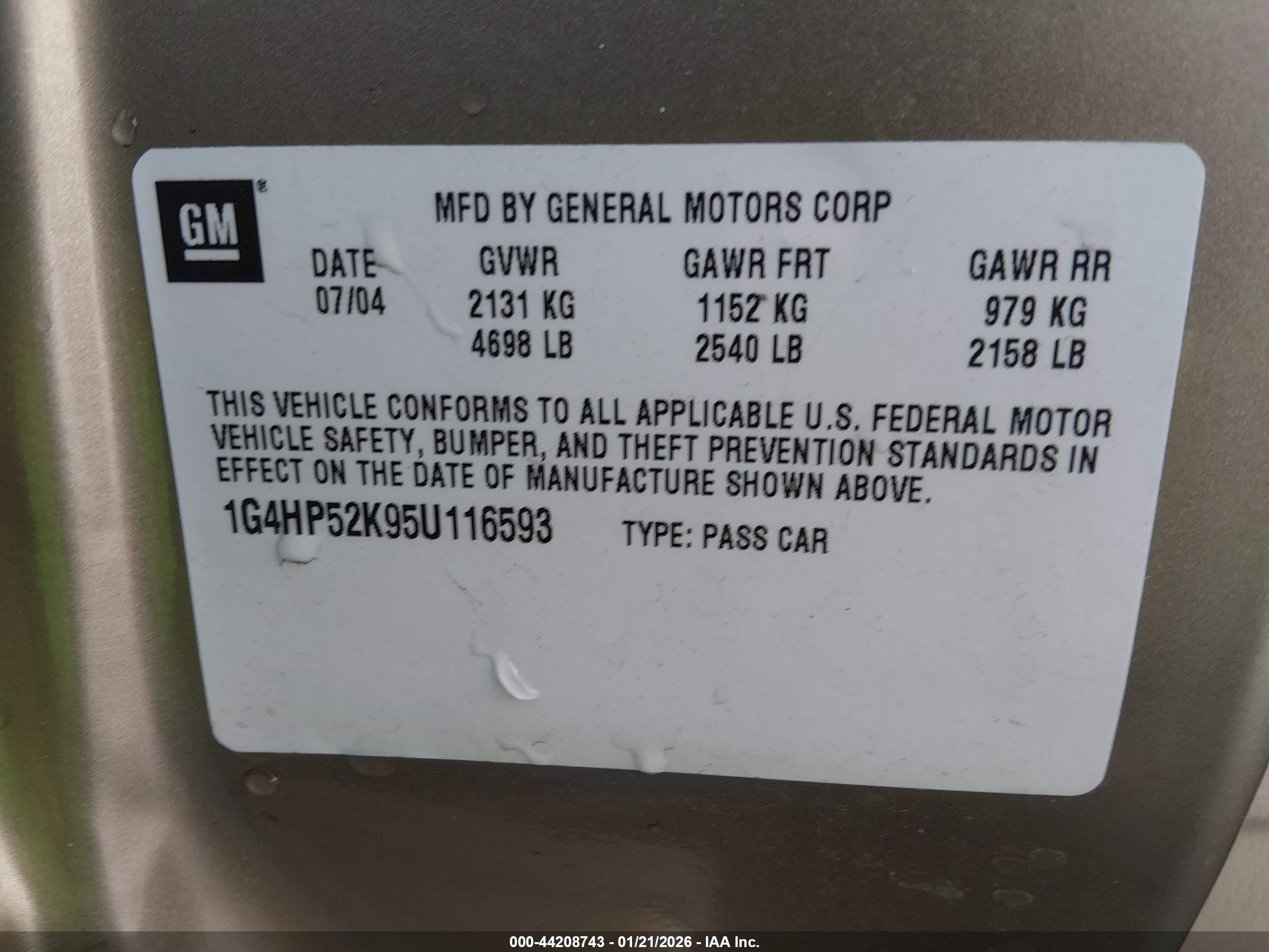 BUICK LESABRE image 9