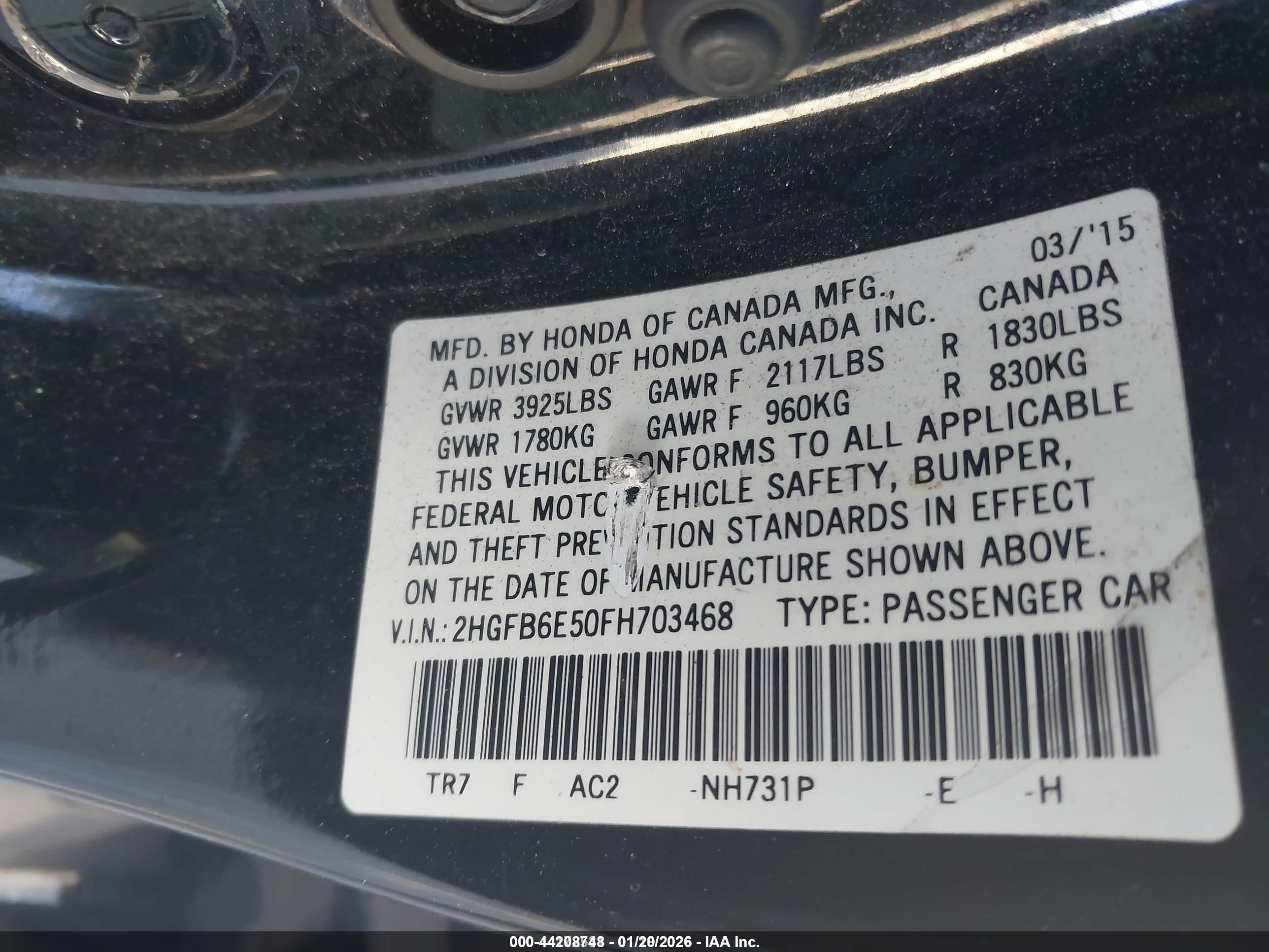HONDA CIVIC image 9