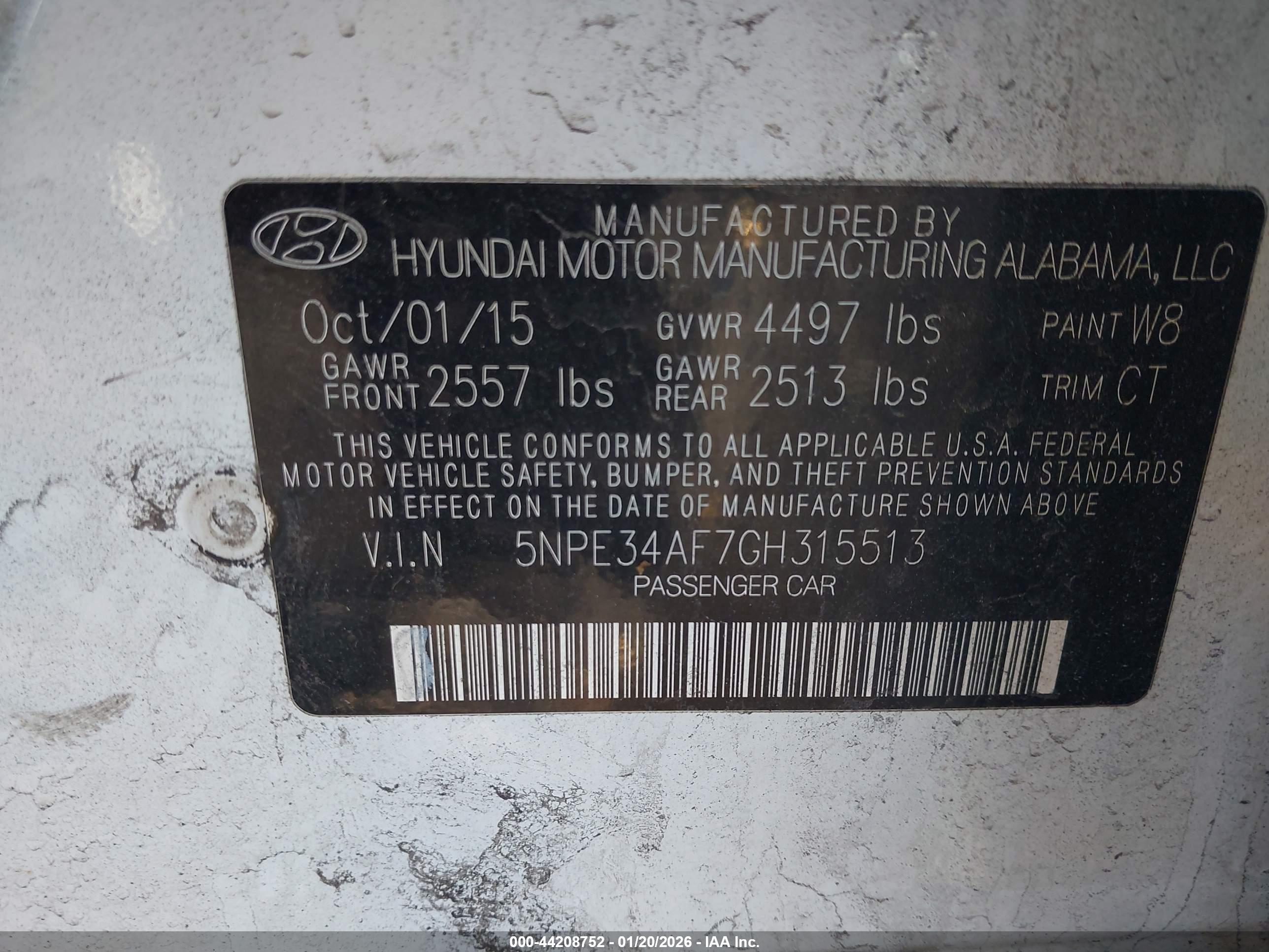 HYUNDAI SONATA image 9