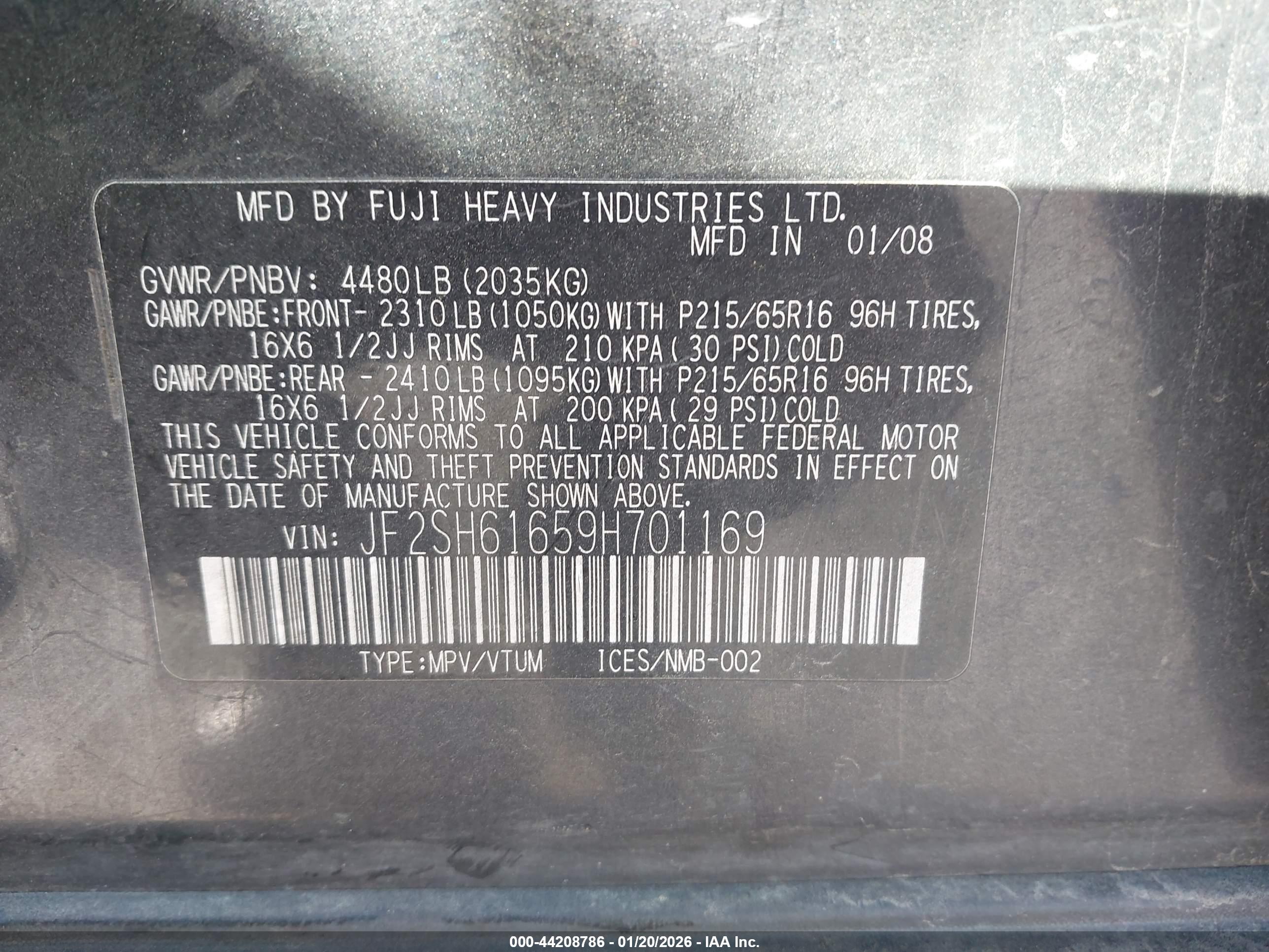 SUBARU FORESTER image 9