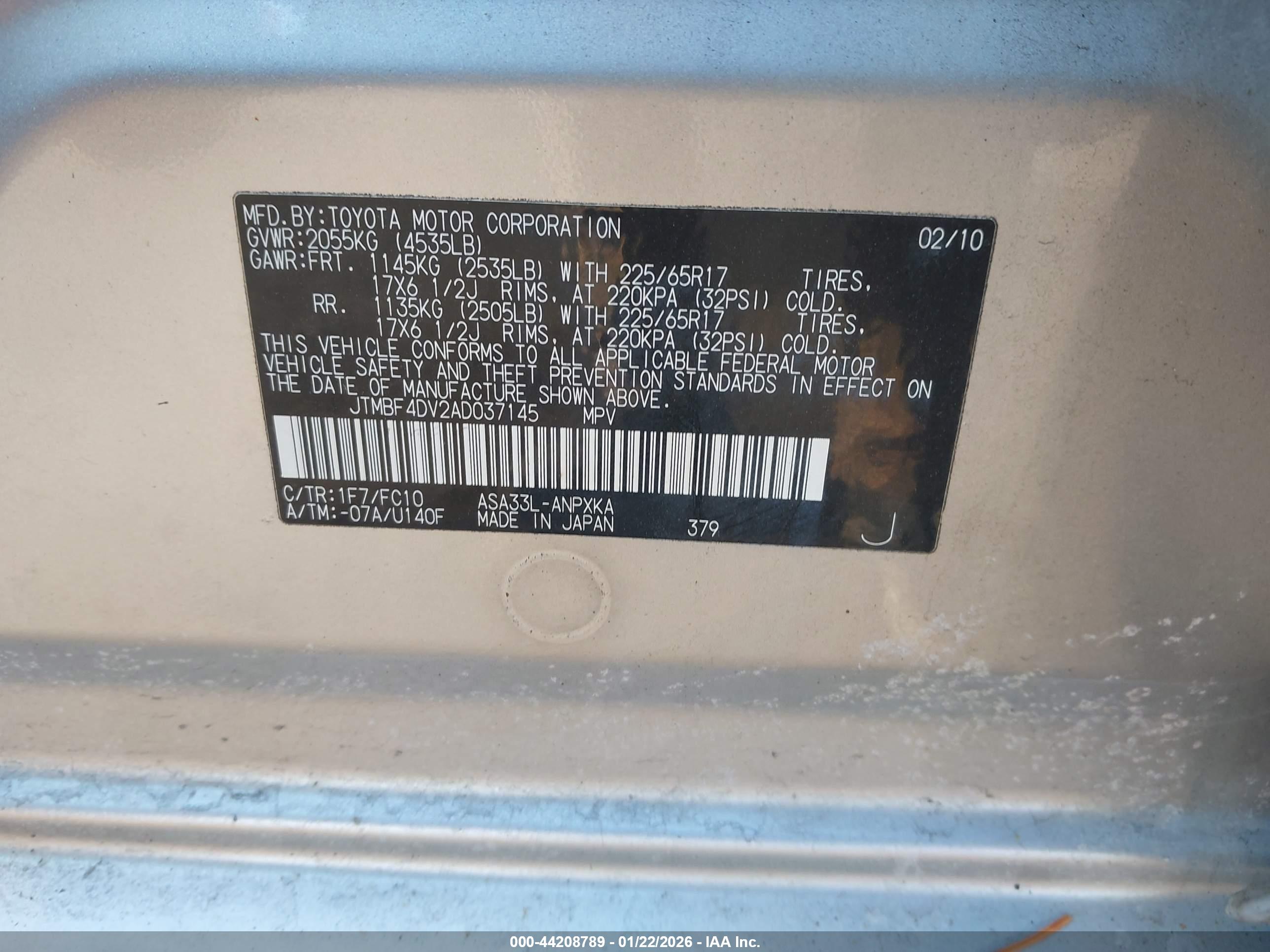 TOYOTA RAV4 image 9