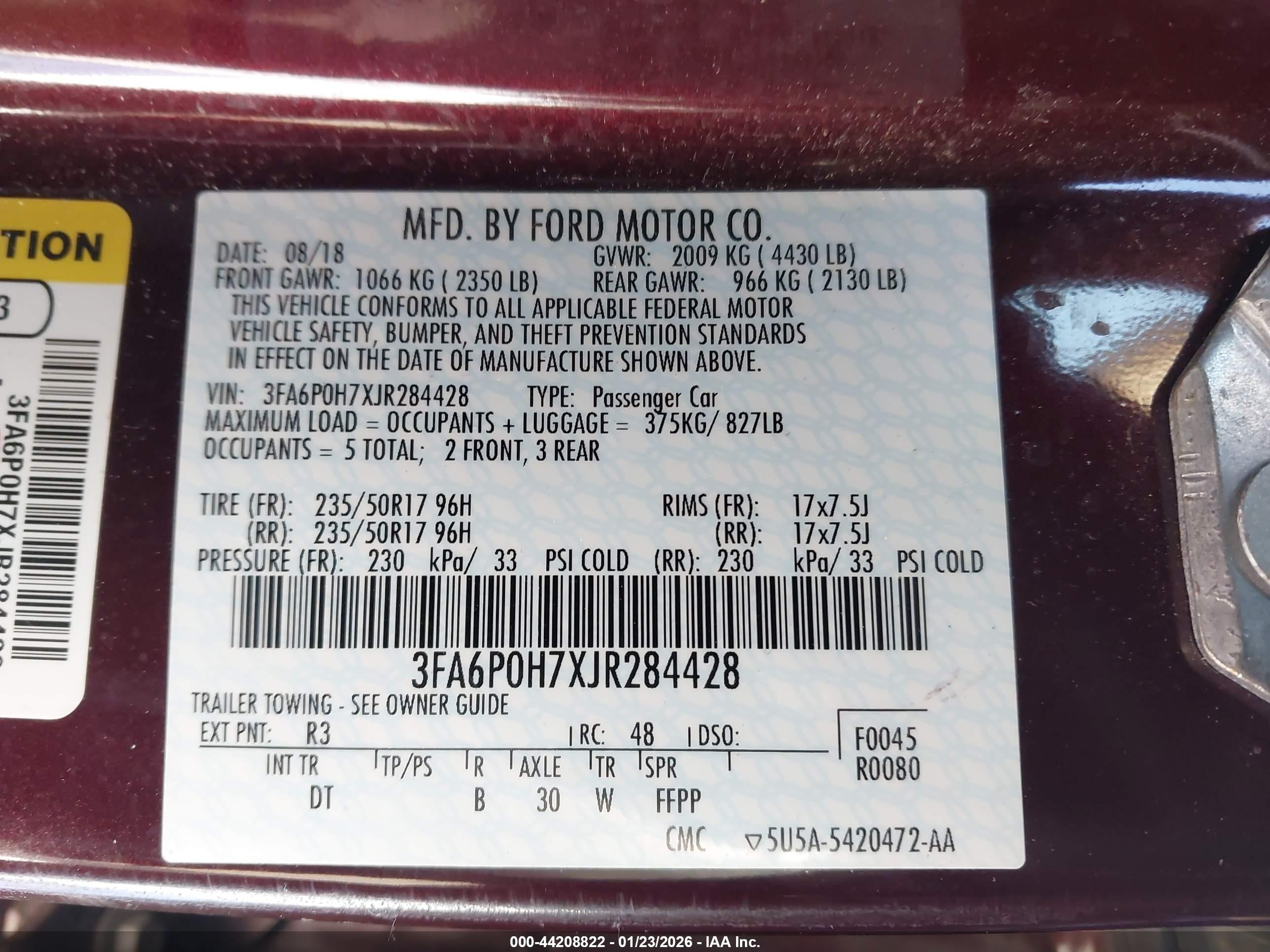 FORD FUSION image 9