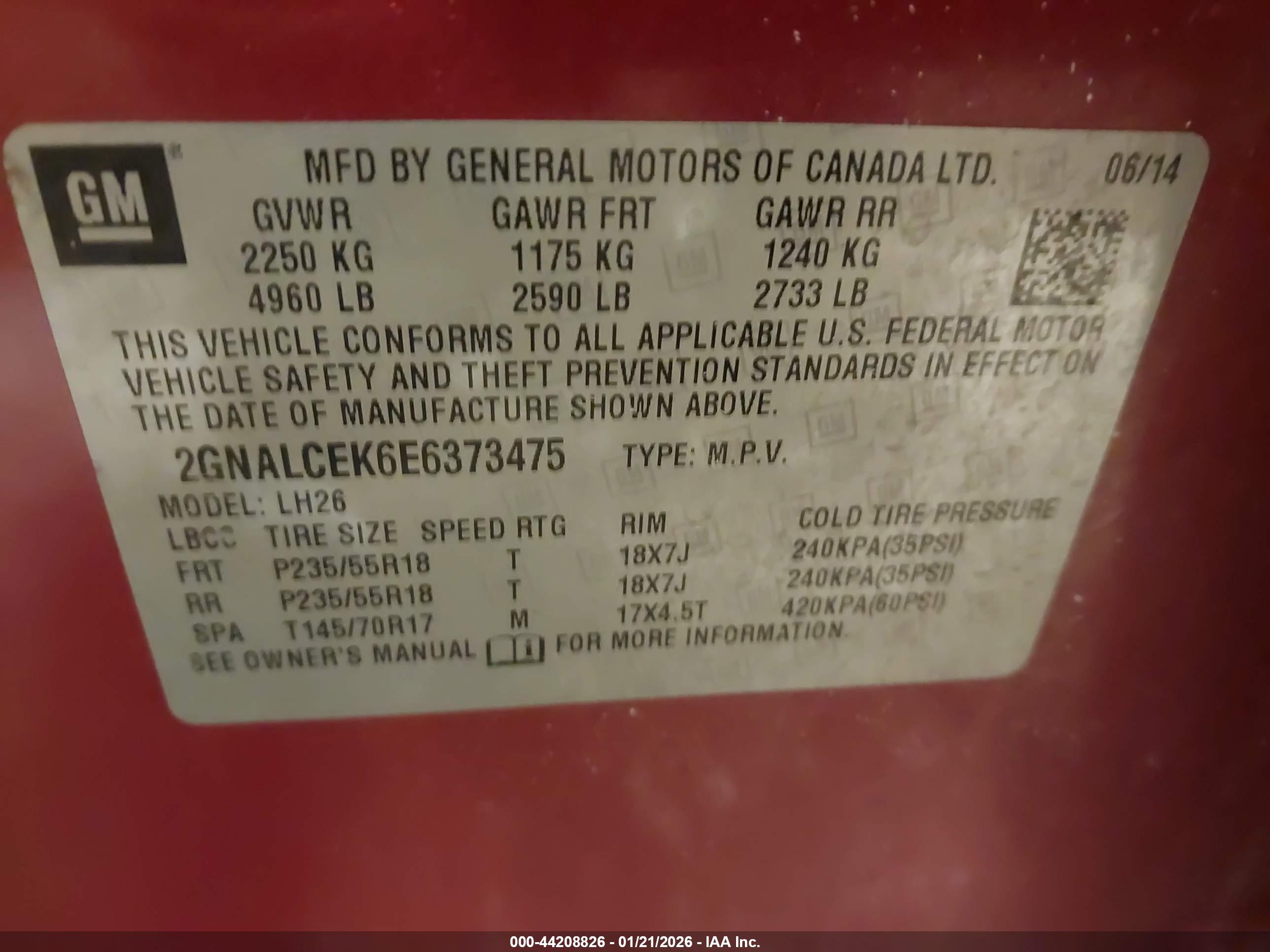 CHEVROLET EQUINOX image 9