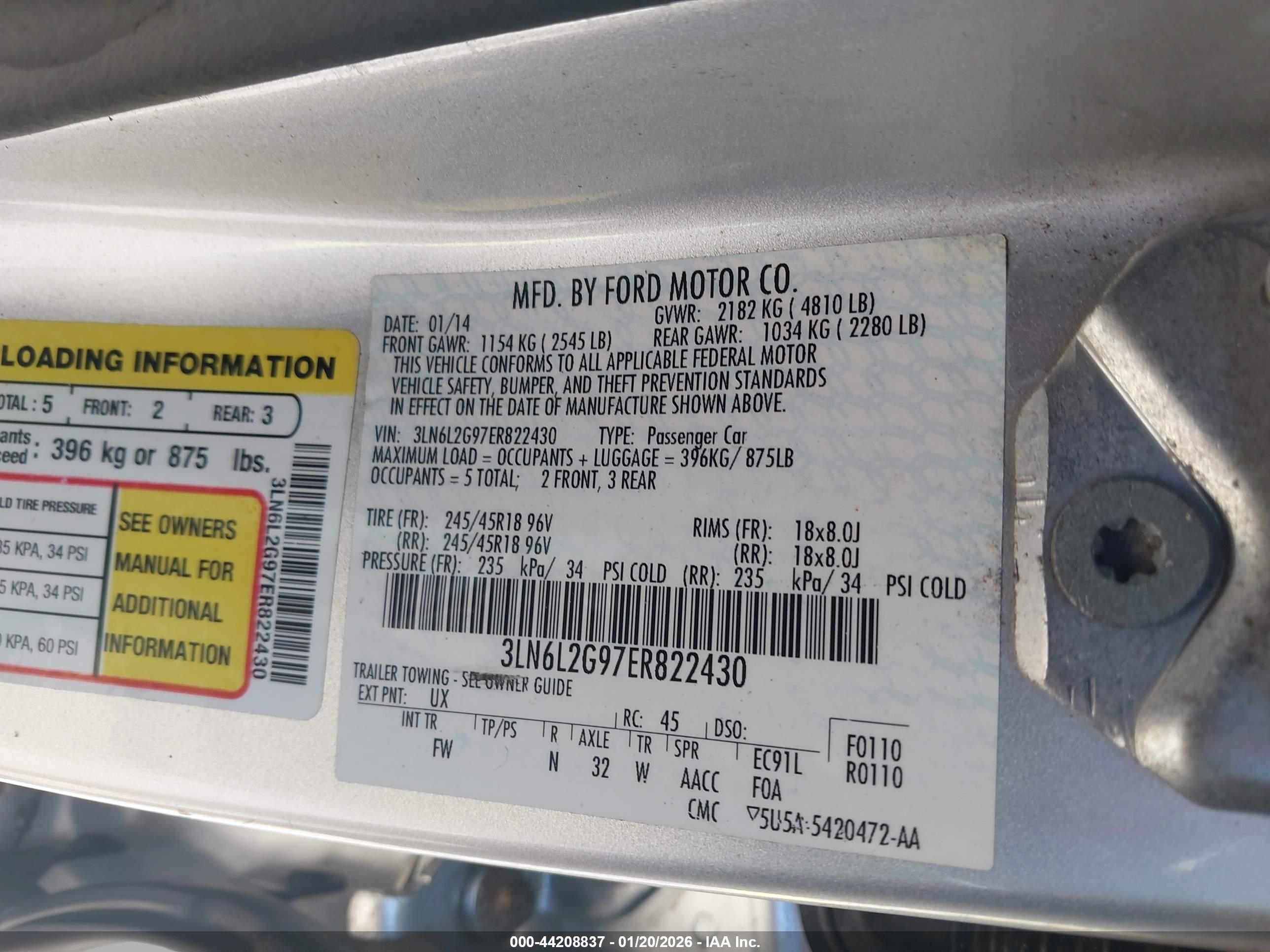 LINCOLN MKZ image 9