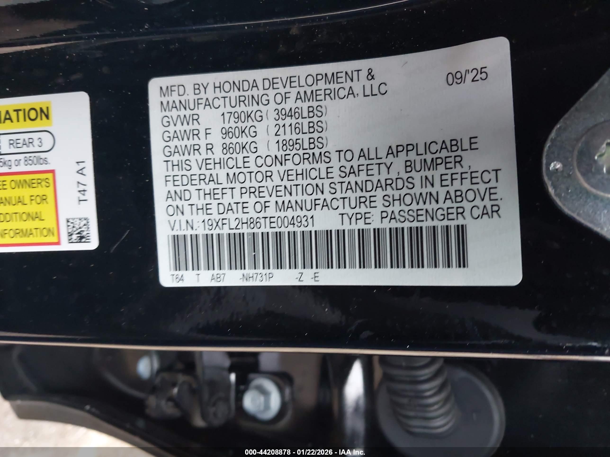 HONDA CIVIC image 9