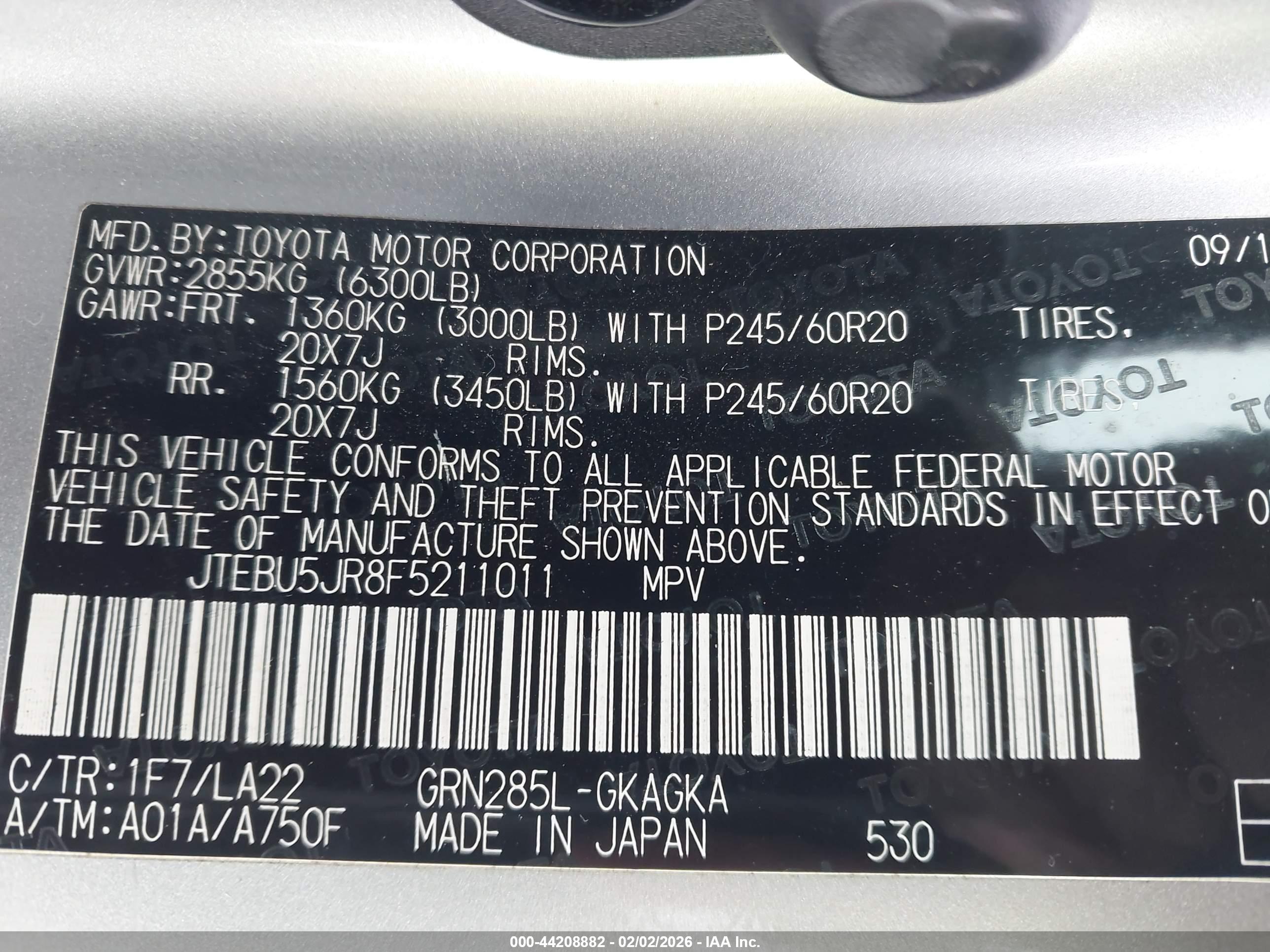 TOYOTA 4RUNNER image 9