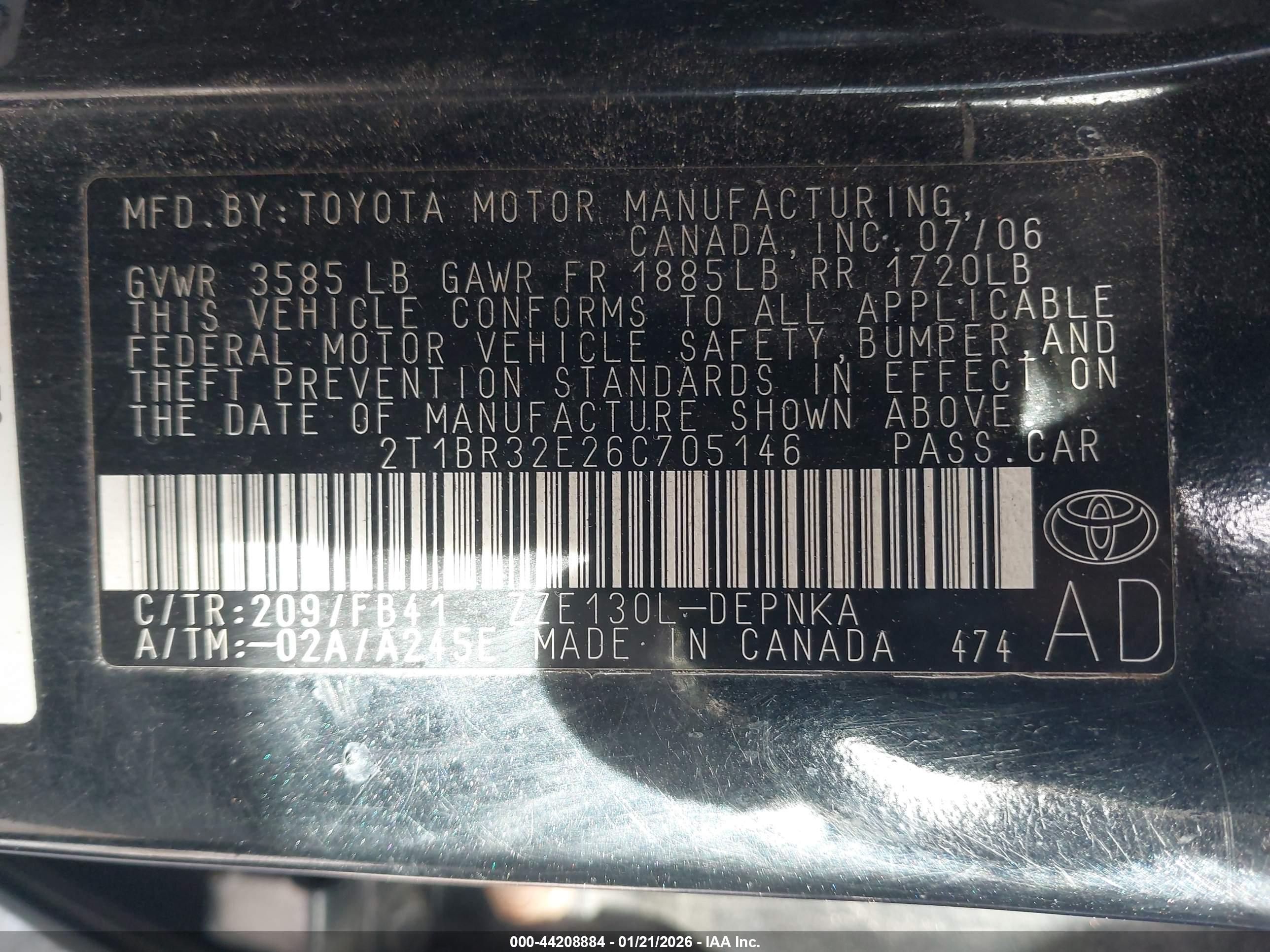 TOYOTA COROLLA image 9