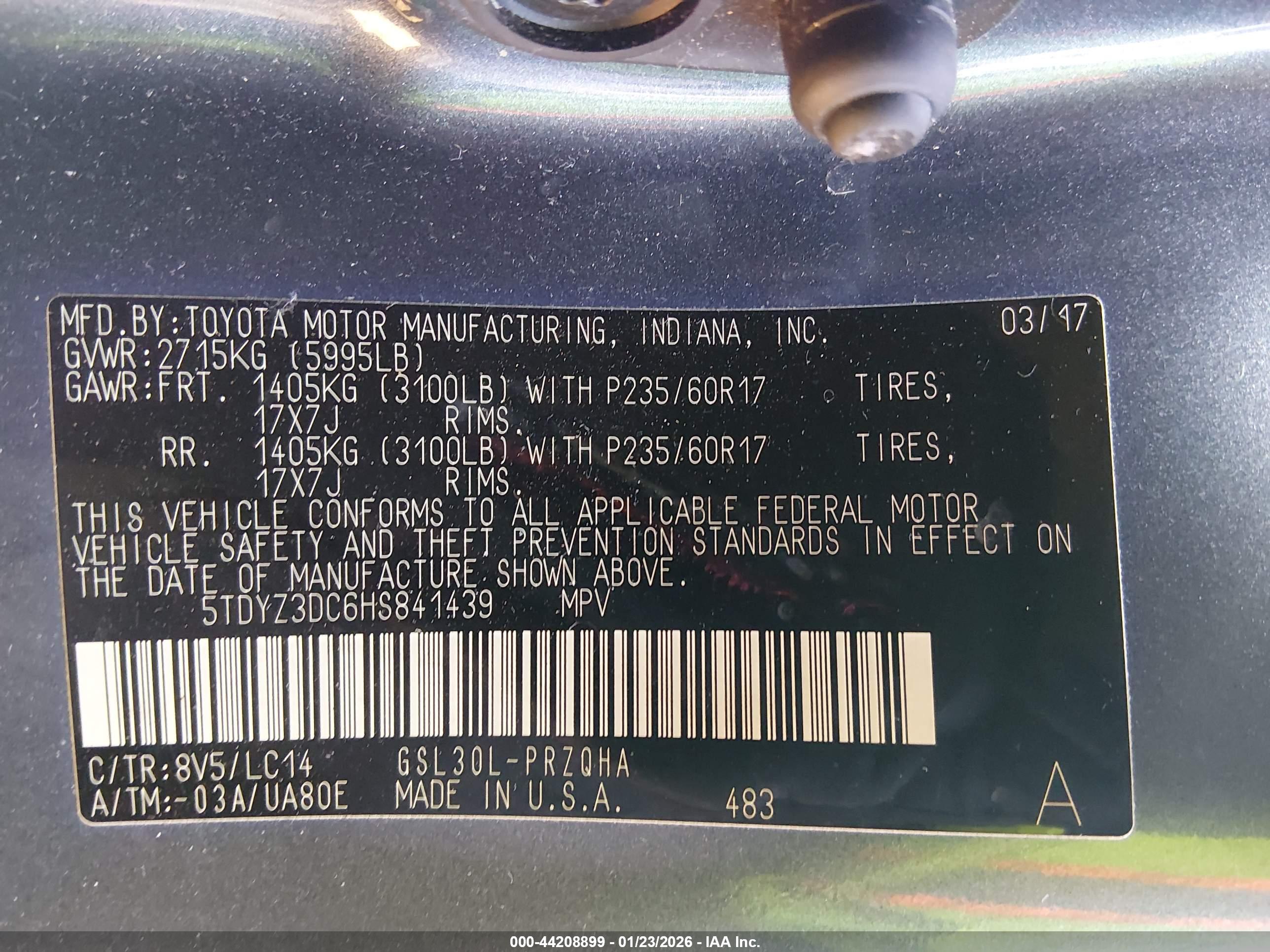 TOYOTA SIENNA image 9