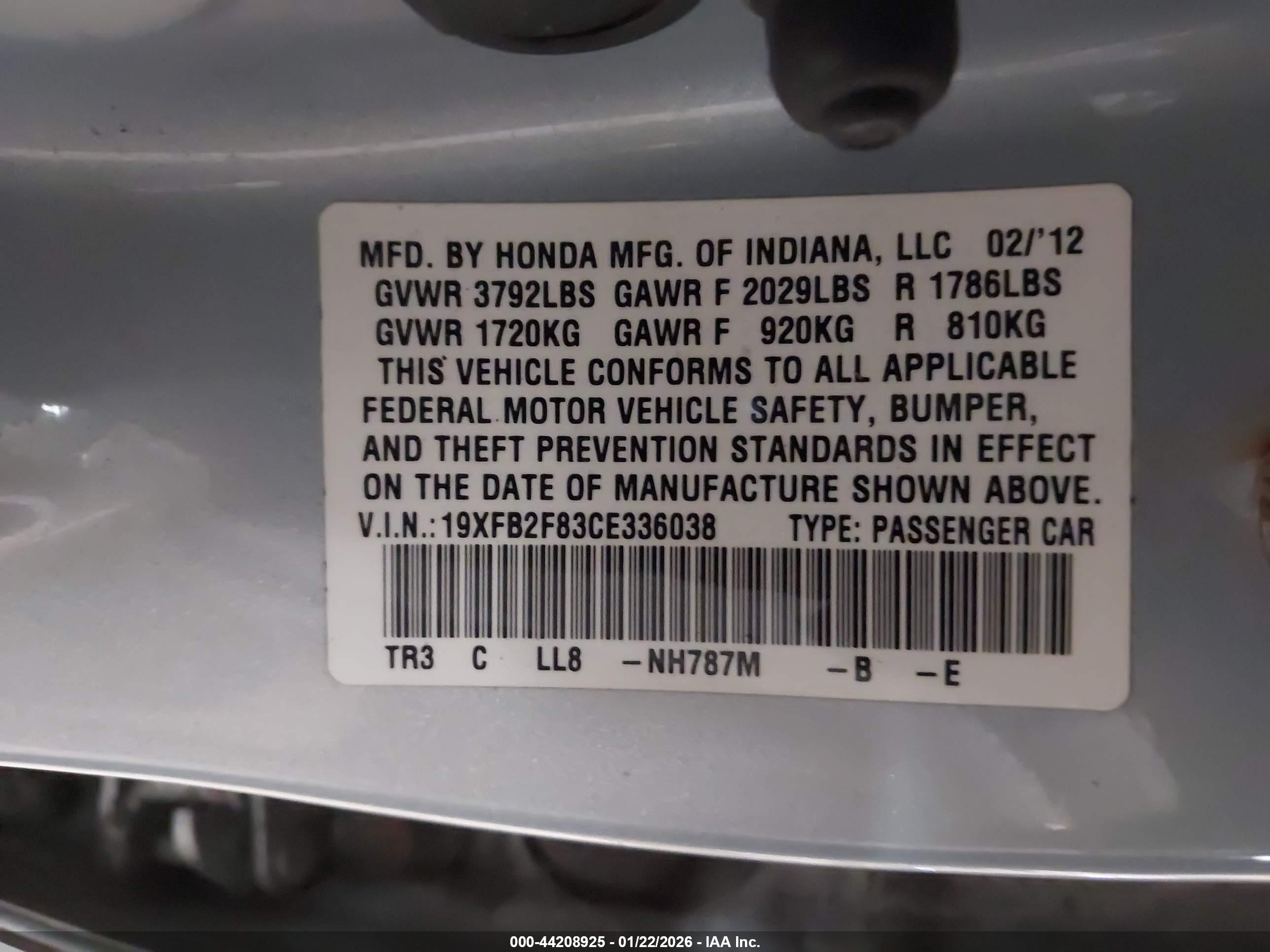HONDA CIVIC image 9