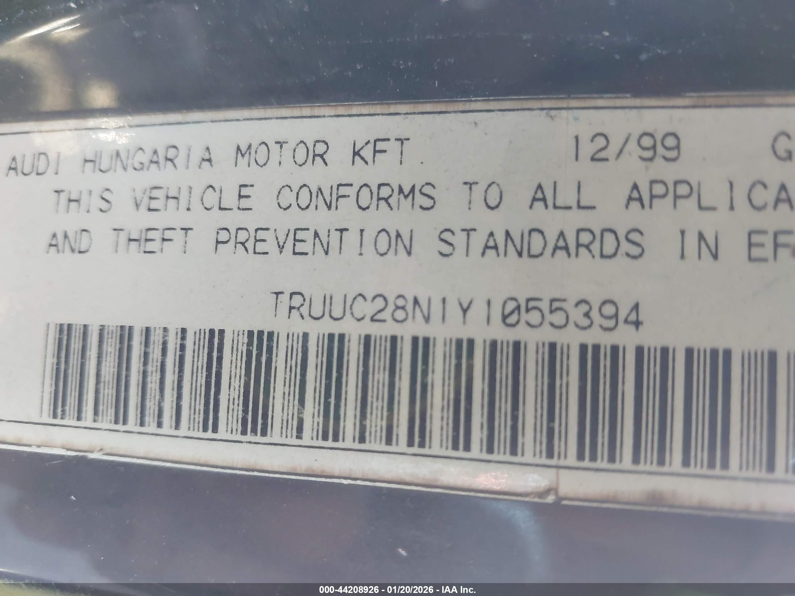 AUDI TT image 9